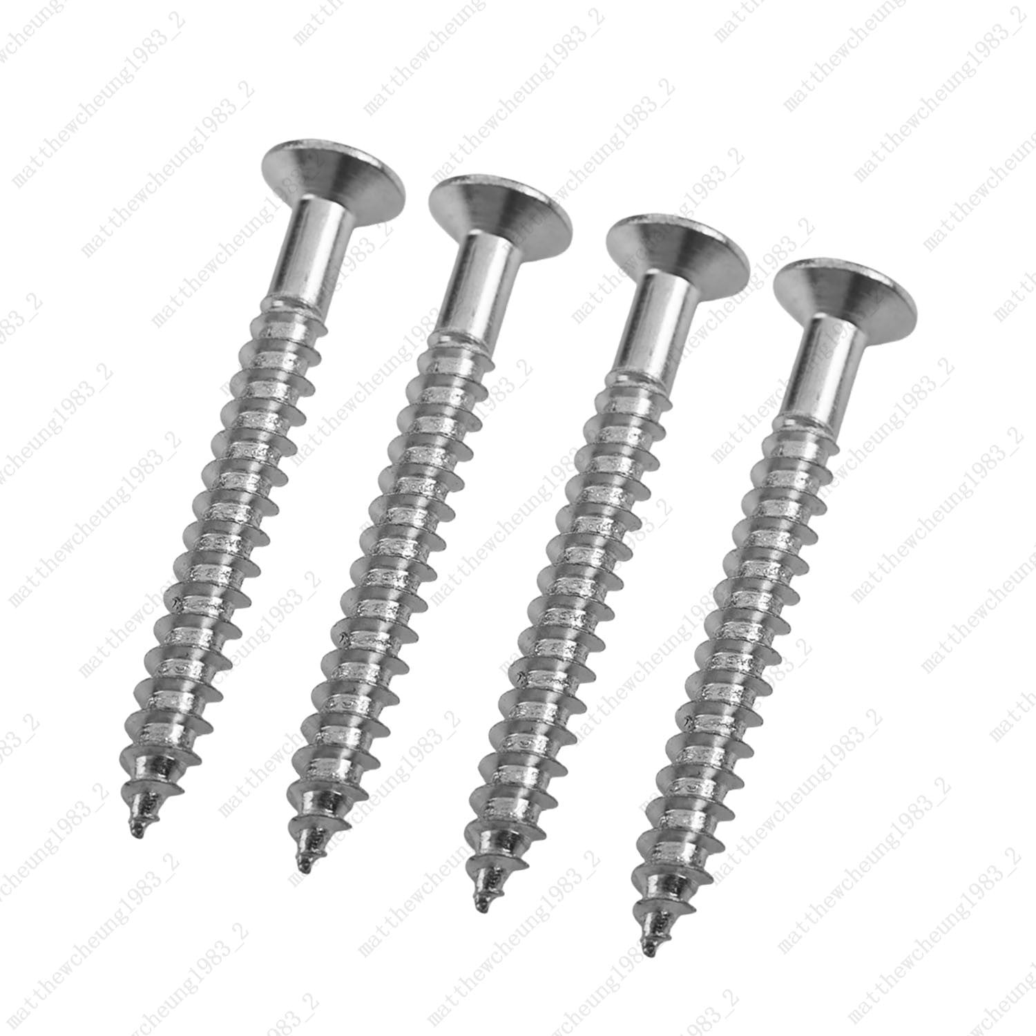 Electric Guitar Neck Plate Mounting Screw(5×45mm) For ST TL Squier 3Color Option