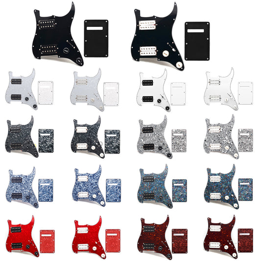 11 Hole Guitar HH Loaded Pickguard Set & Back Plate for SQ FENDER Stratocaster