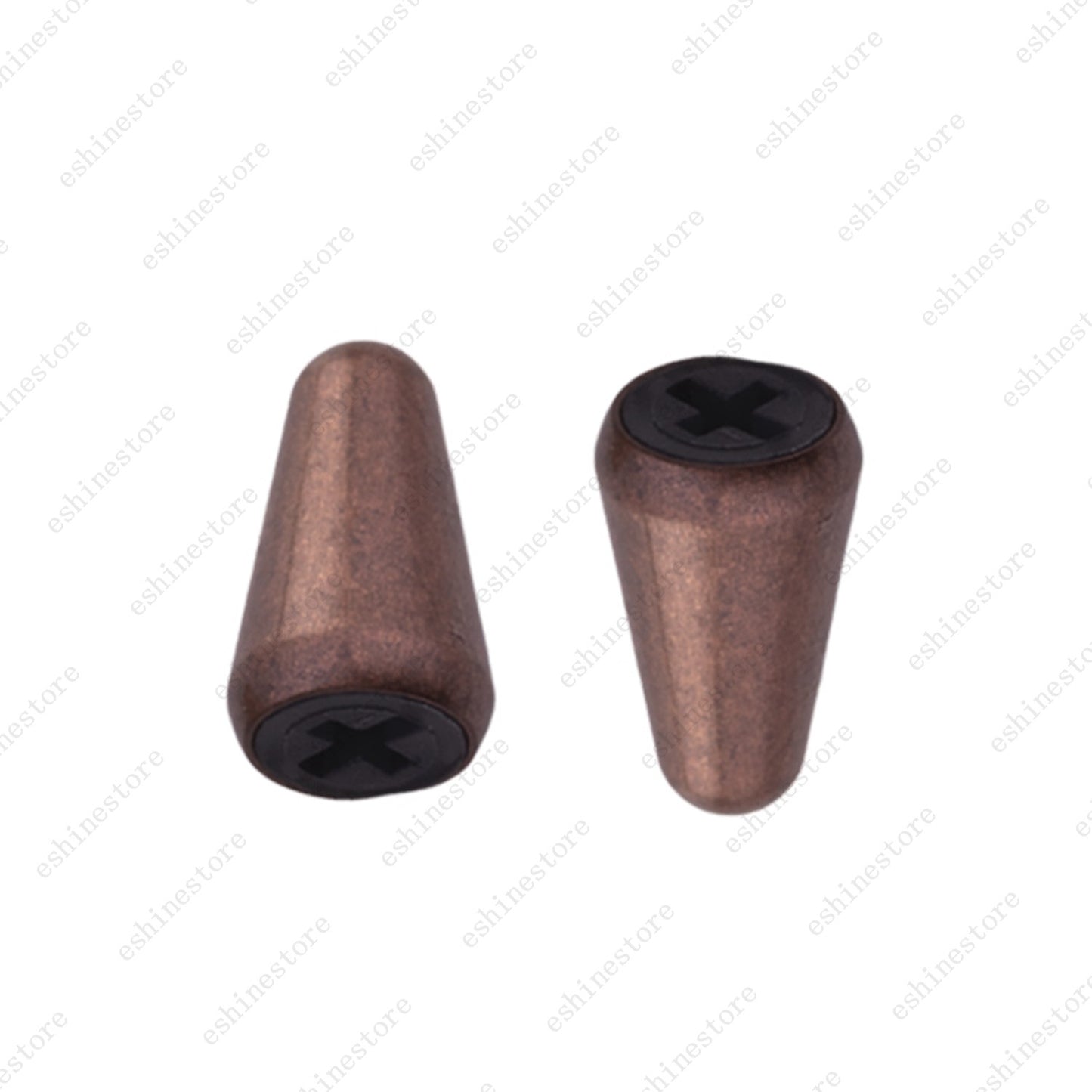 2 Pcs Guitar 3-5 Way Switch Metal Tip Cap Switch Knob For Fender Stratocaster