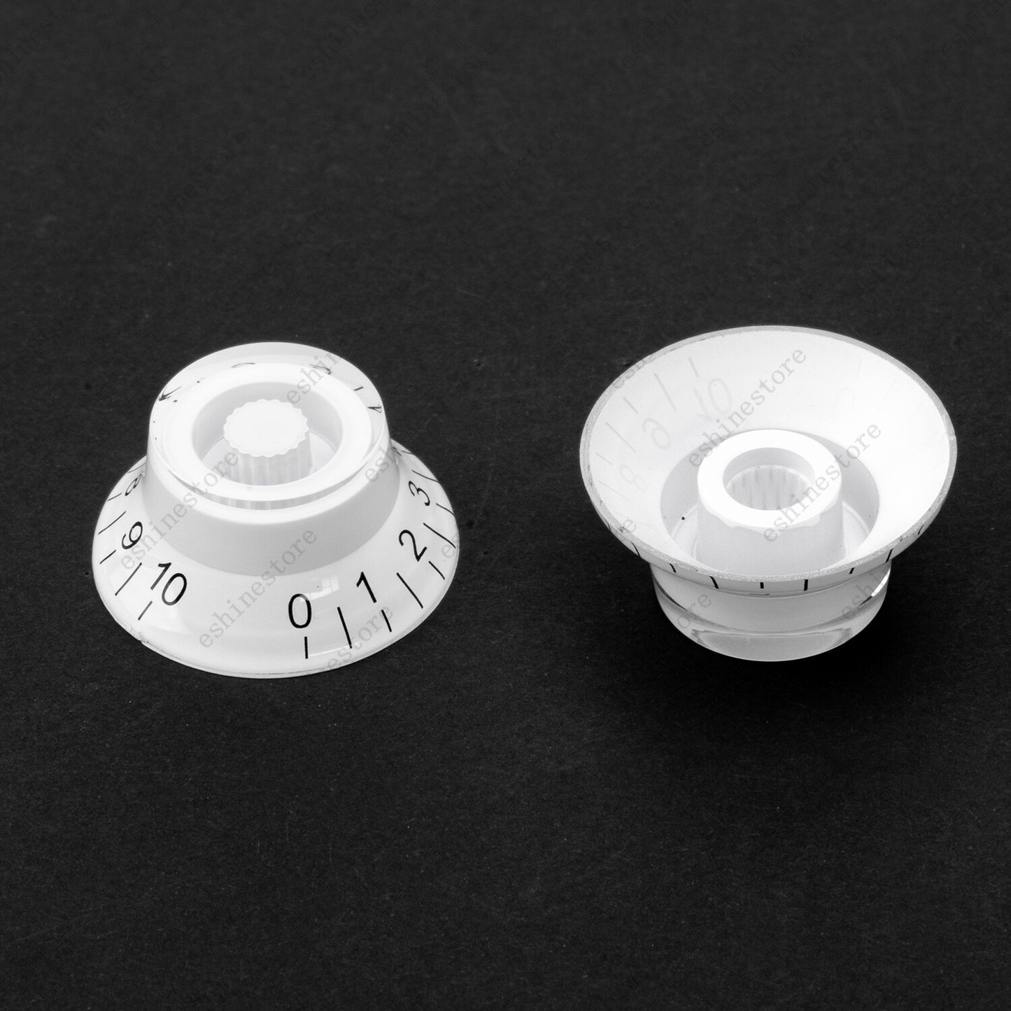 4 Pcs Guitar Bell Knobs 18 Fine Spline Top Hat Knobs Style for SG Les Paul