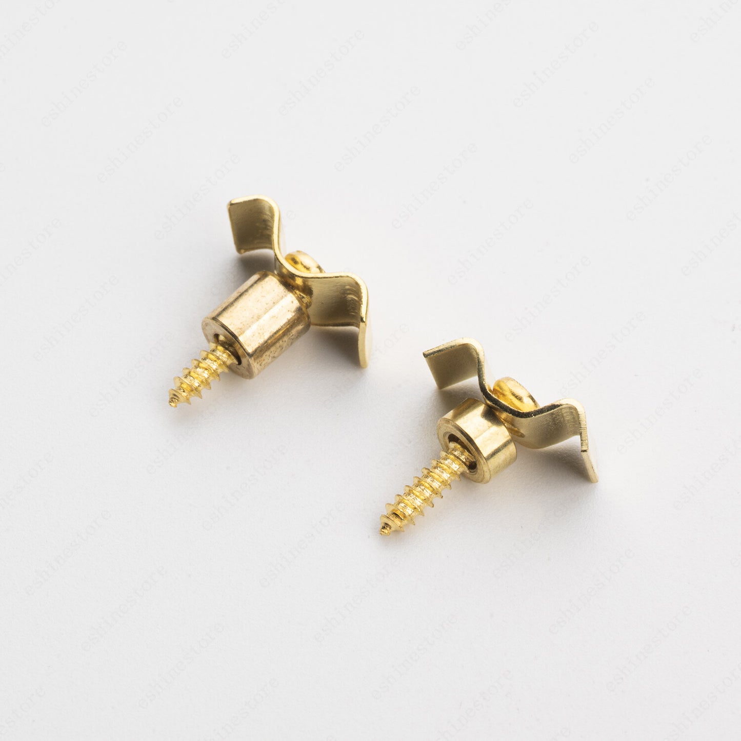 Guitar String Trees String Retainer Guides for Strat Tele Guitar Bass 2pcs Gold