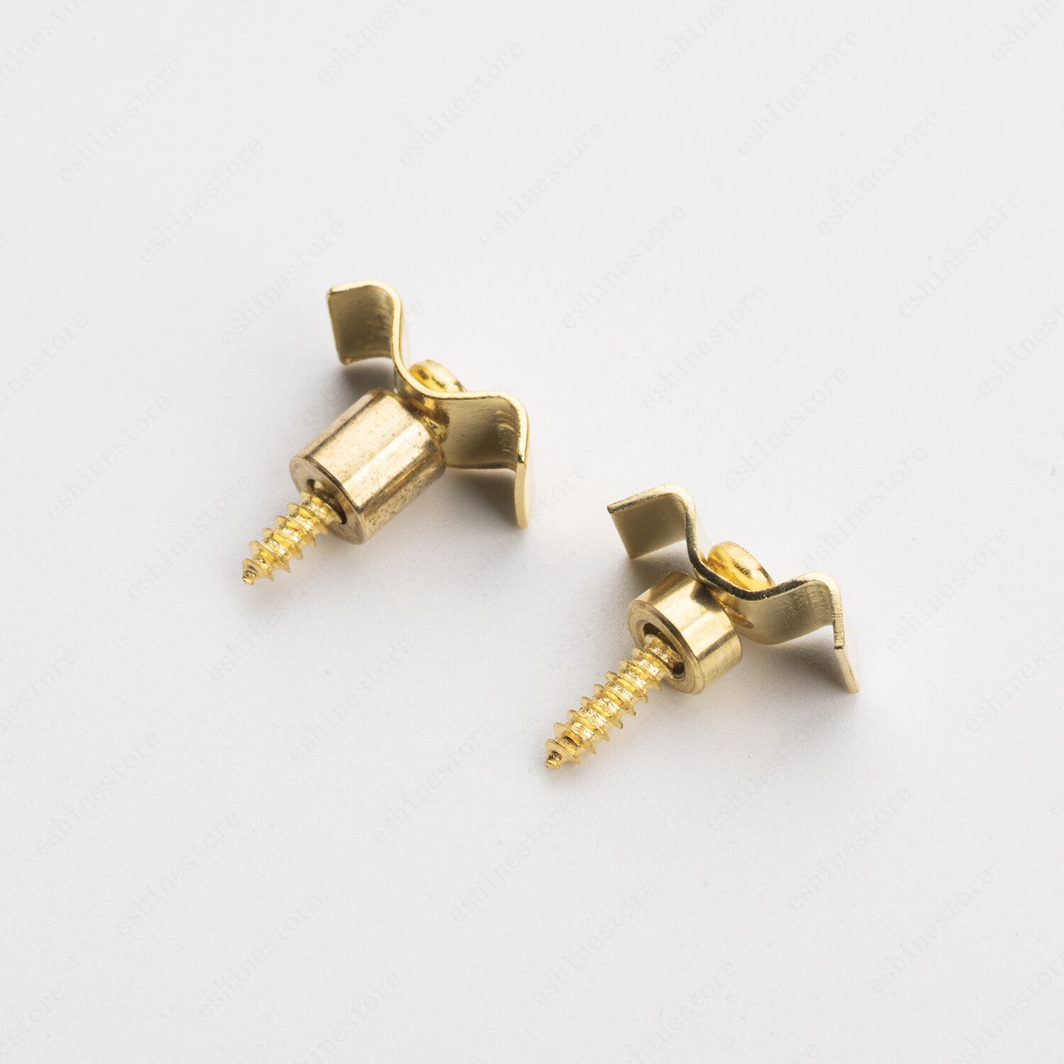 Guitar String Trees String Retainer Guides for Strat Tele Guitar Bass 2pcs Gold