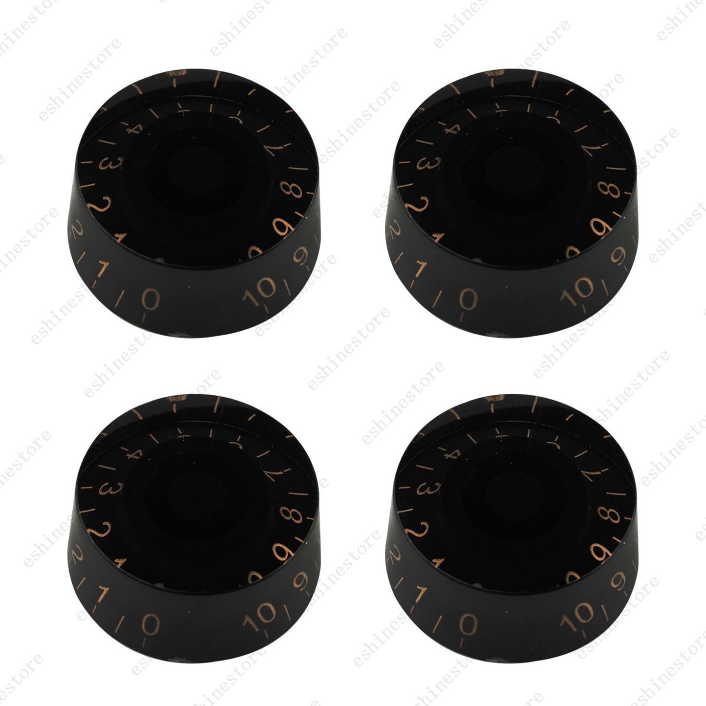 4 Pcs Guitar Control Knobs Speed Dial Knobs Left Hand for Les Paul SG Multicolor