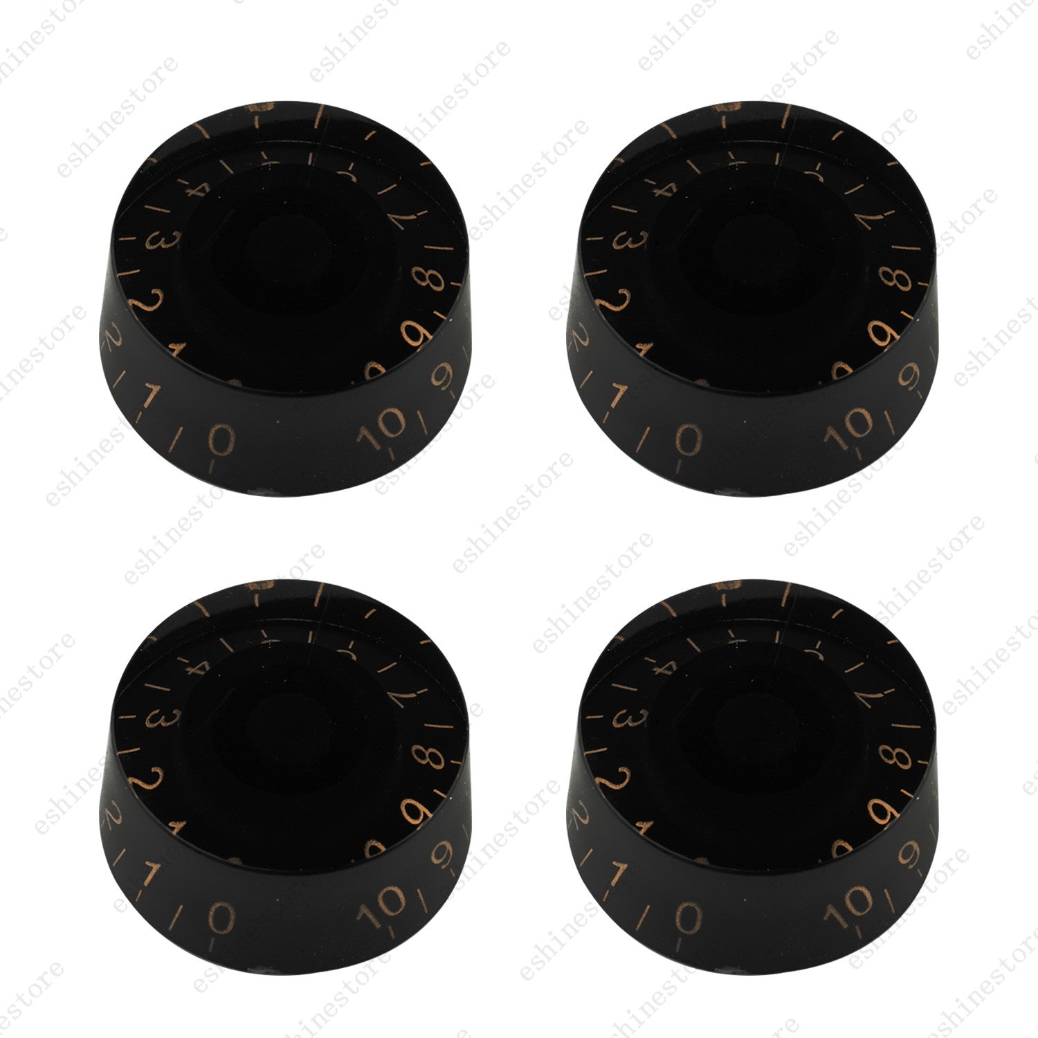 4 Pcs Guitar Control Knobs Speed Dial Knobs Left Hand for Les Paul SG Multicolor