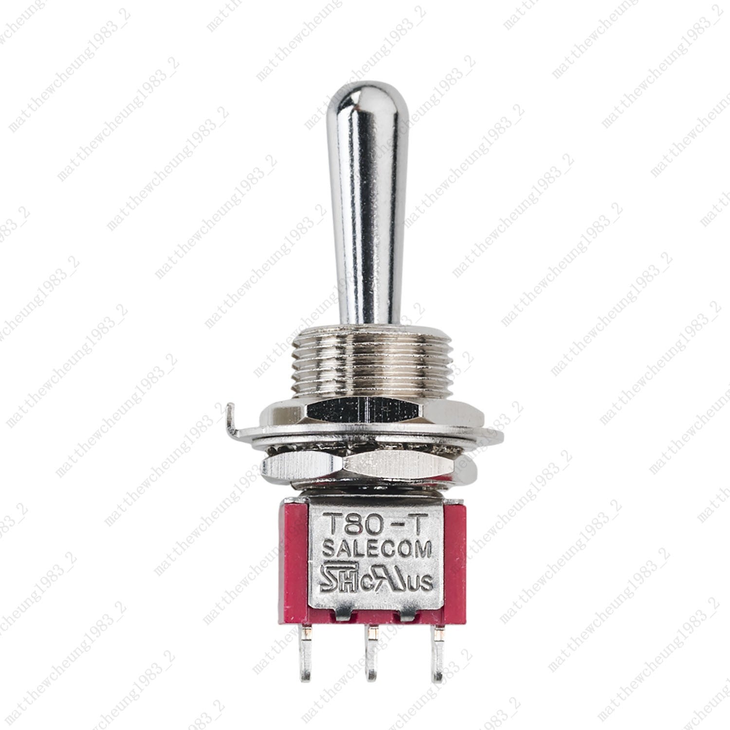 1/3/5 xGuitar Momentary SPDT 3Pin 3-Position (ON)-OFF-(ON) Fat Bat Toggle Switch