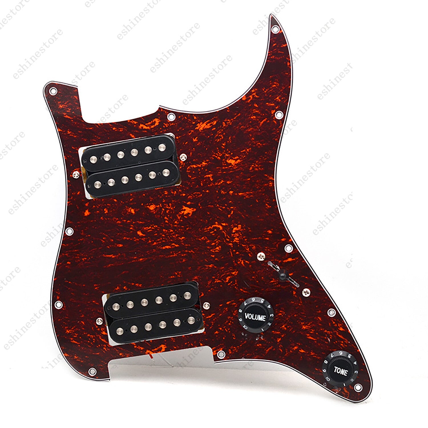 11 Hole HH Strat Style Loaded Pickguard For Stratocaster Various Colors US SHIP