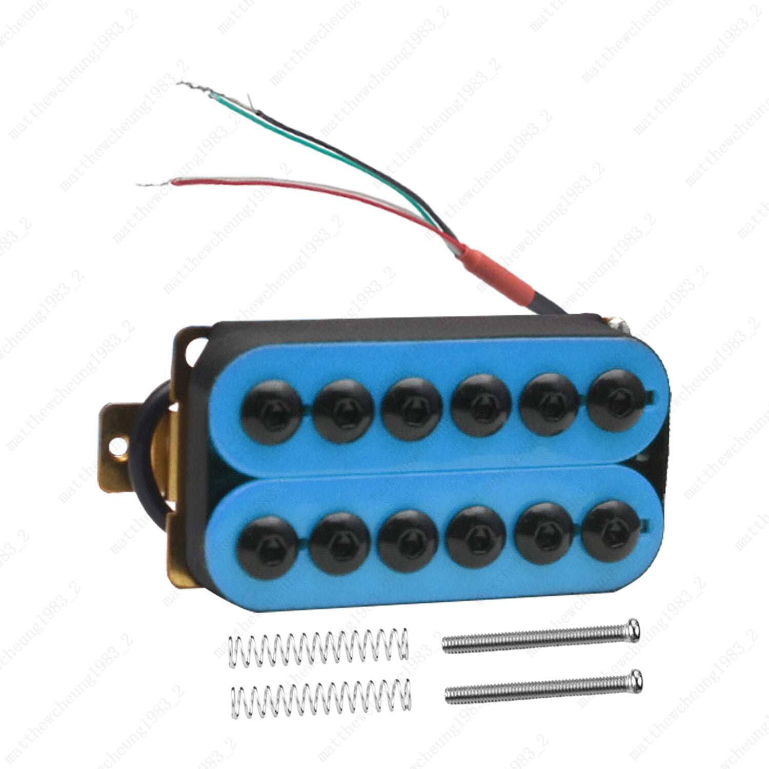 Umbrella-Head Vintage Alnico II Humbucker Pickup - Dual Coil for Electric Guitar
