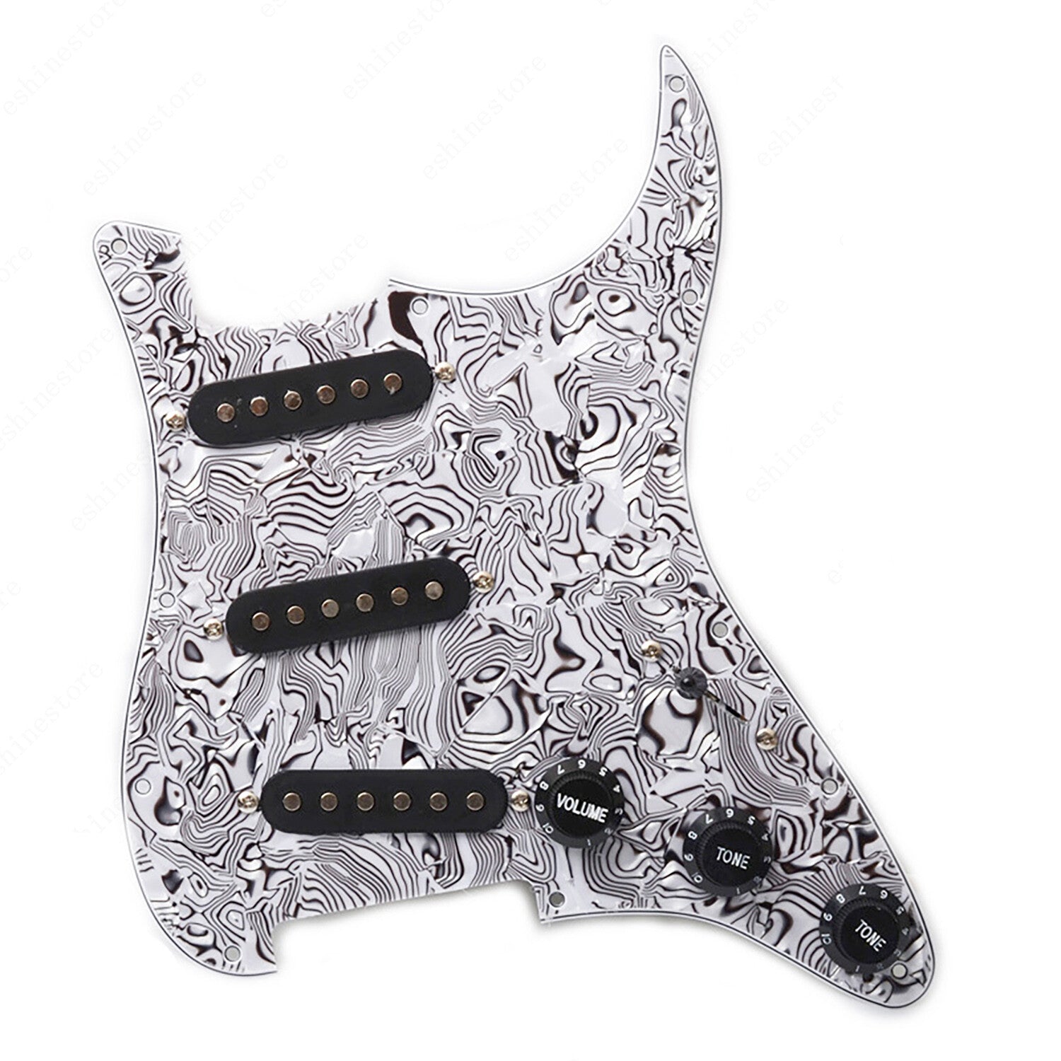 11 Hole SSS Strat Style Loaded Pickguard For Stratocaster Various Colors US SHIP