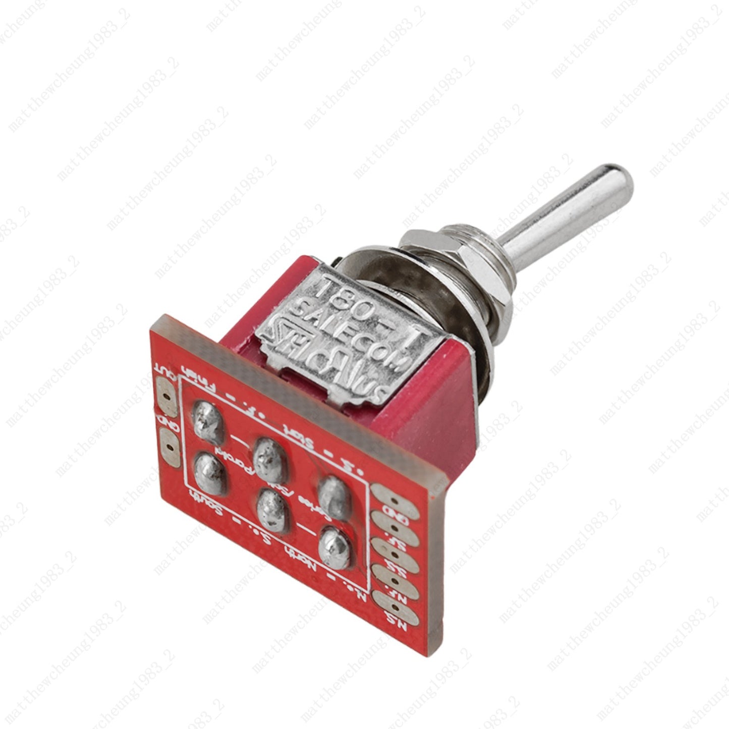 Special Mini Toggle Switch DPDT 3 Way Series/Split/Parallel OnBoard Easy Install