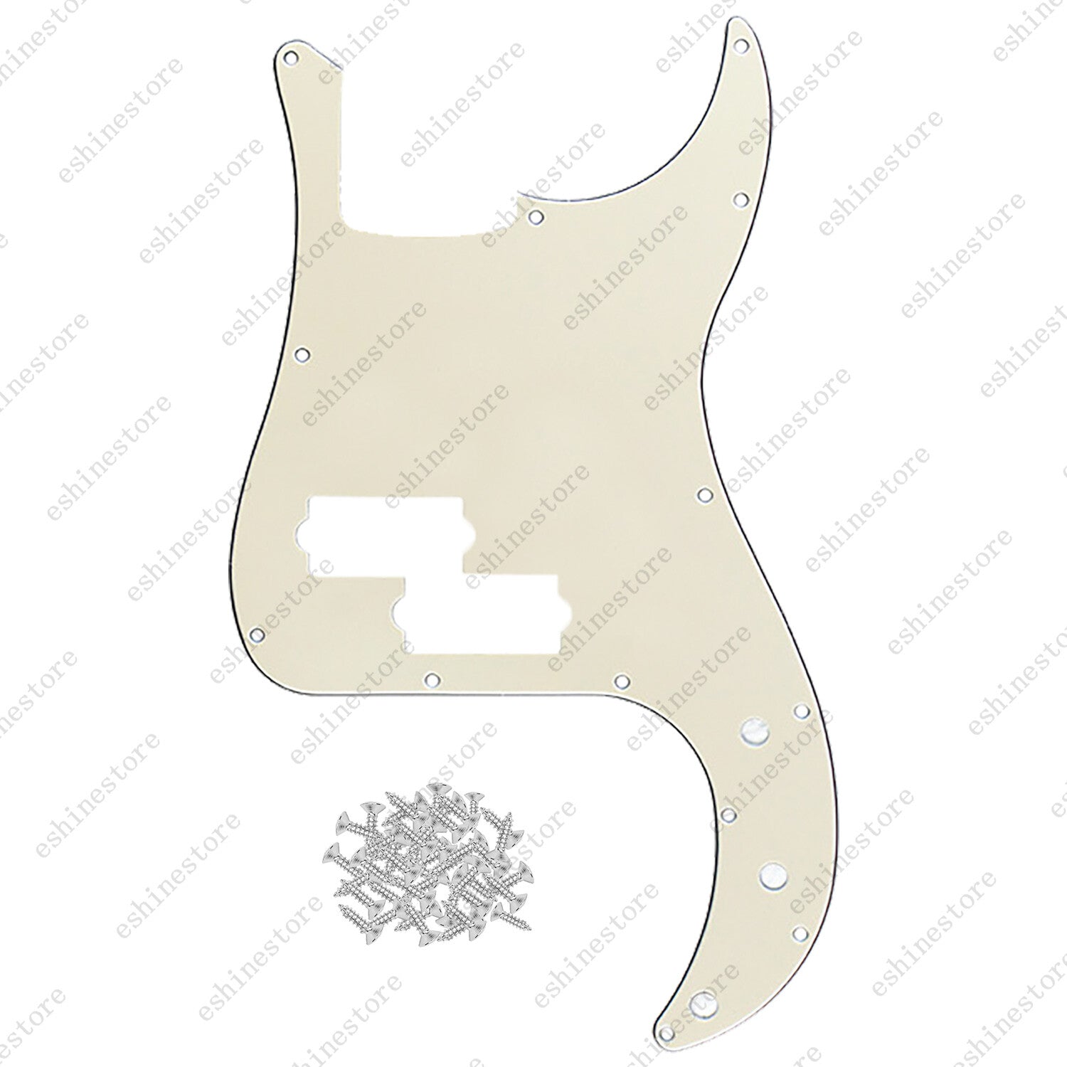PB P Bass Pickguard 13 Hole Pick Guard Scratch Plate For 4-String Precision Bass