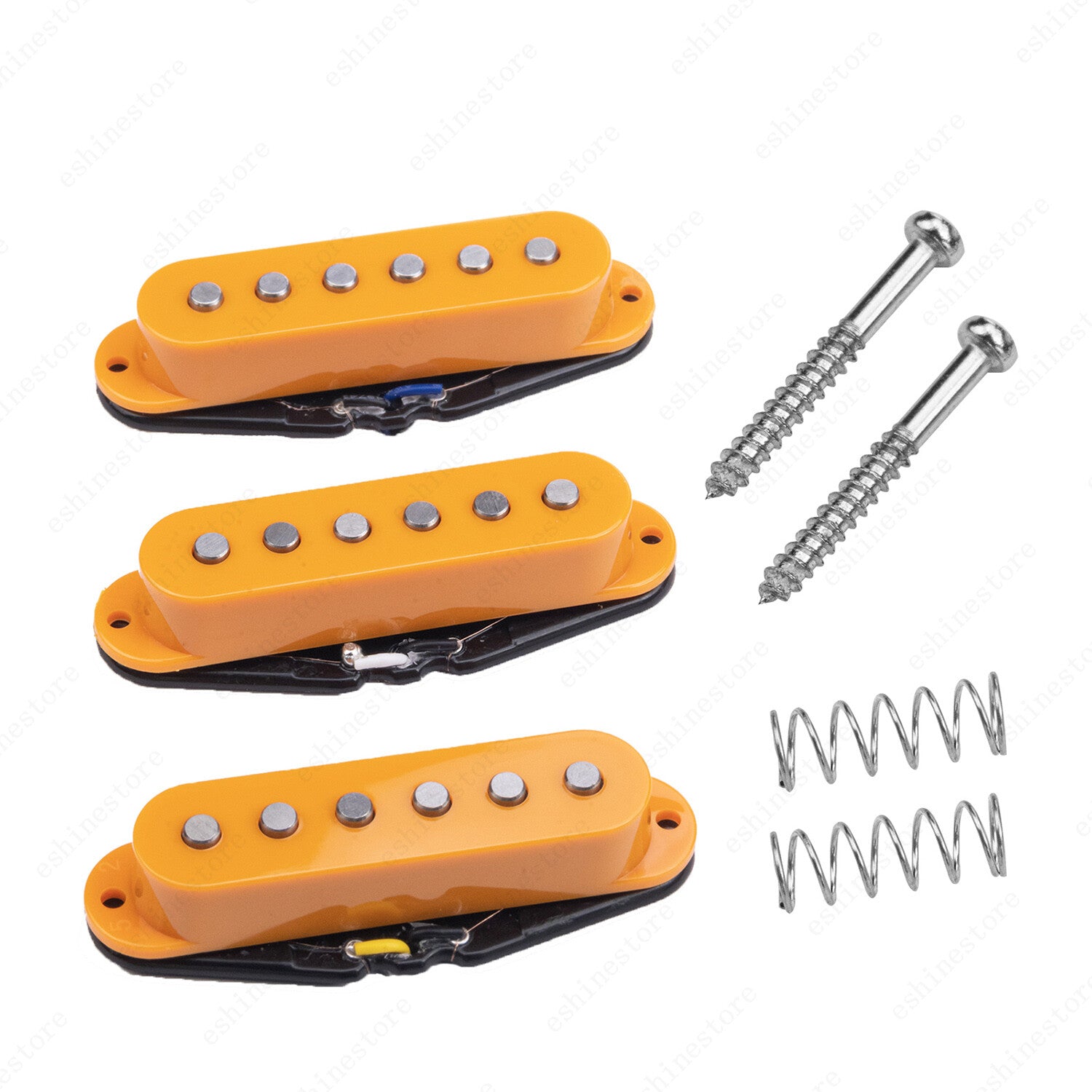 3 PCS SSS Single Coil Ceramic Pickup Set For ST Strat Guitar Mulit Colors