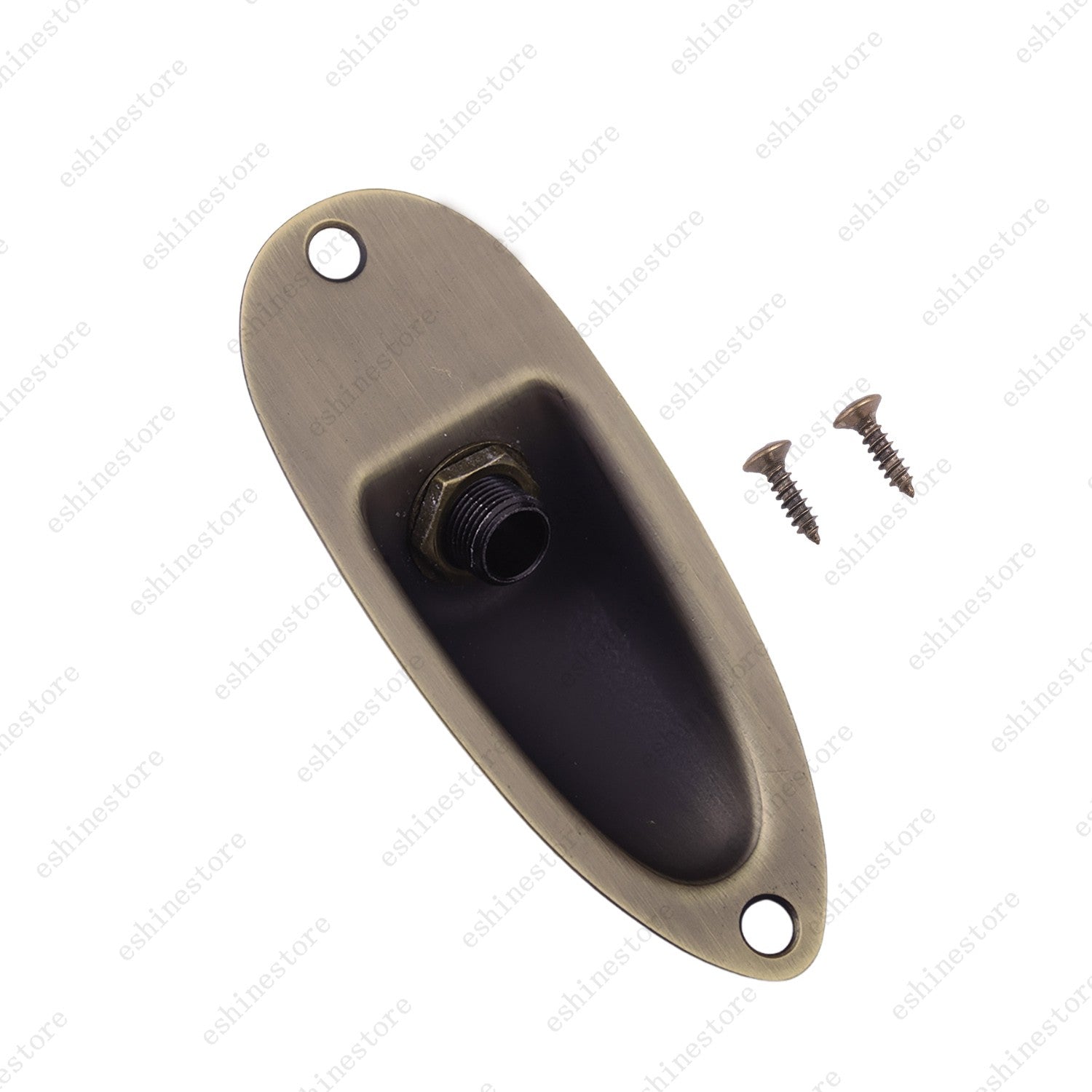 Guitar Boat Jack Plate Input Output Socket with Screws for Fender Strat 5 COLORS