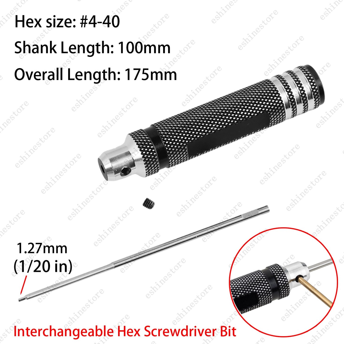 #4-40 Stainless Steel Saddle Height Adjustment Hex Allen Wrench For US Fender