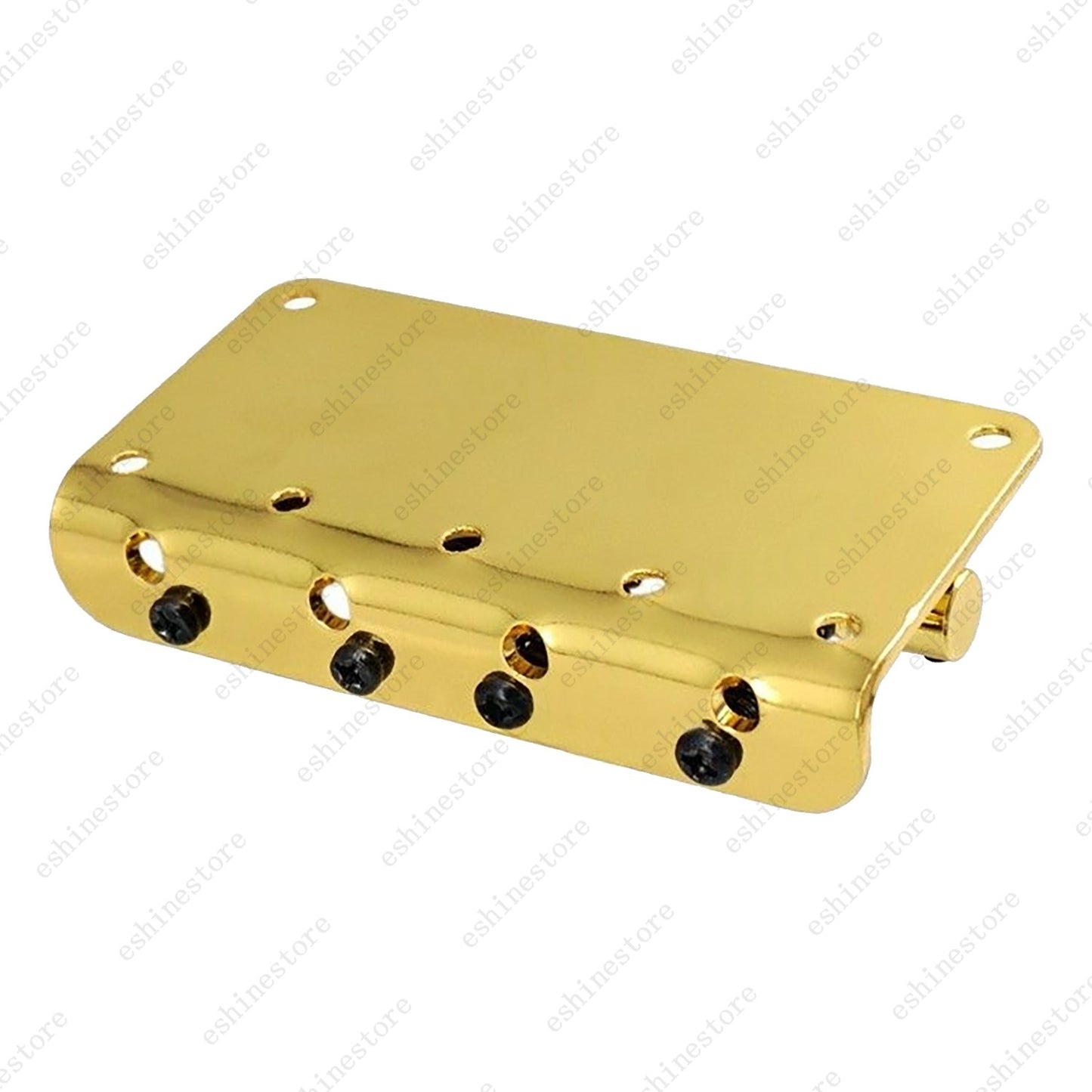 4-String Hard Tail Fixed Bass Guitar Bridge for Jazz/Precision Bass - Gold