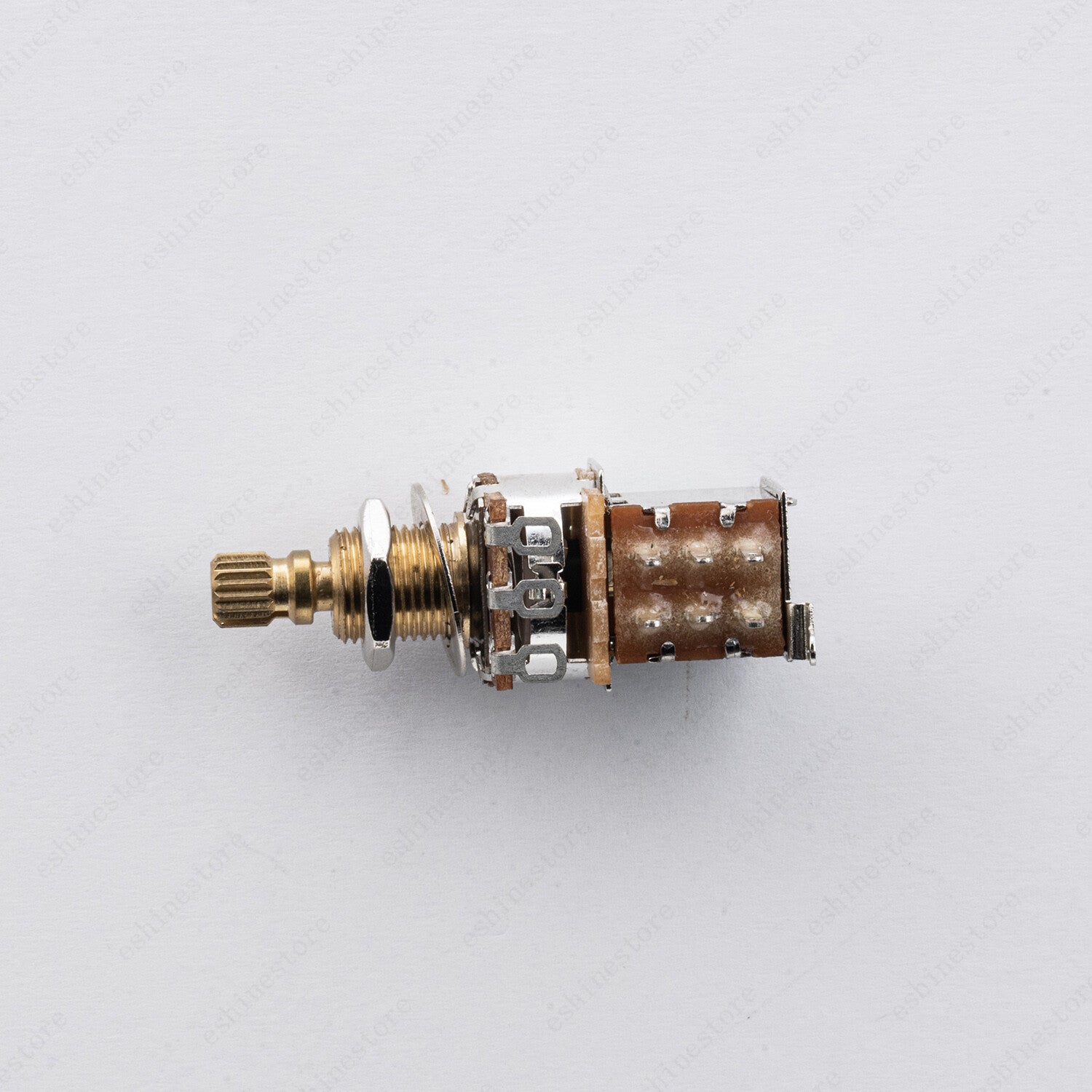 1 PCS 18-Split Brass Long Shaft Pot Push-Push Switch AB/250K/500K For Les Pau SG
