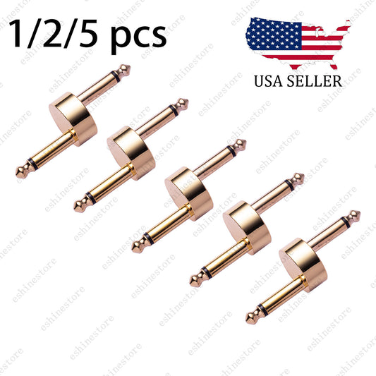 Z type Guitar Effect Pedal Coupler Connector 1/4'' Connecting Head Guitar Parts