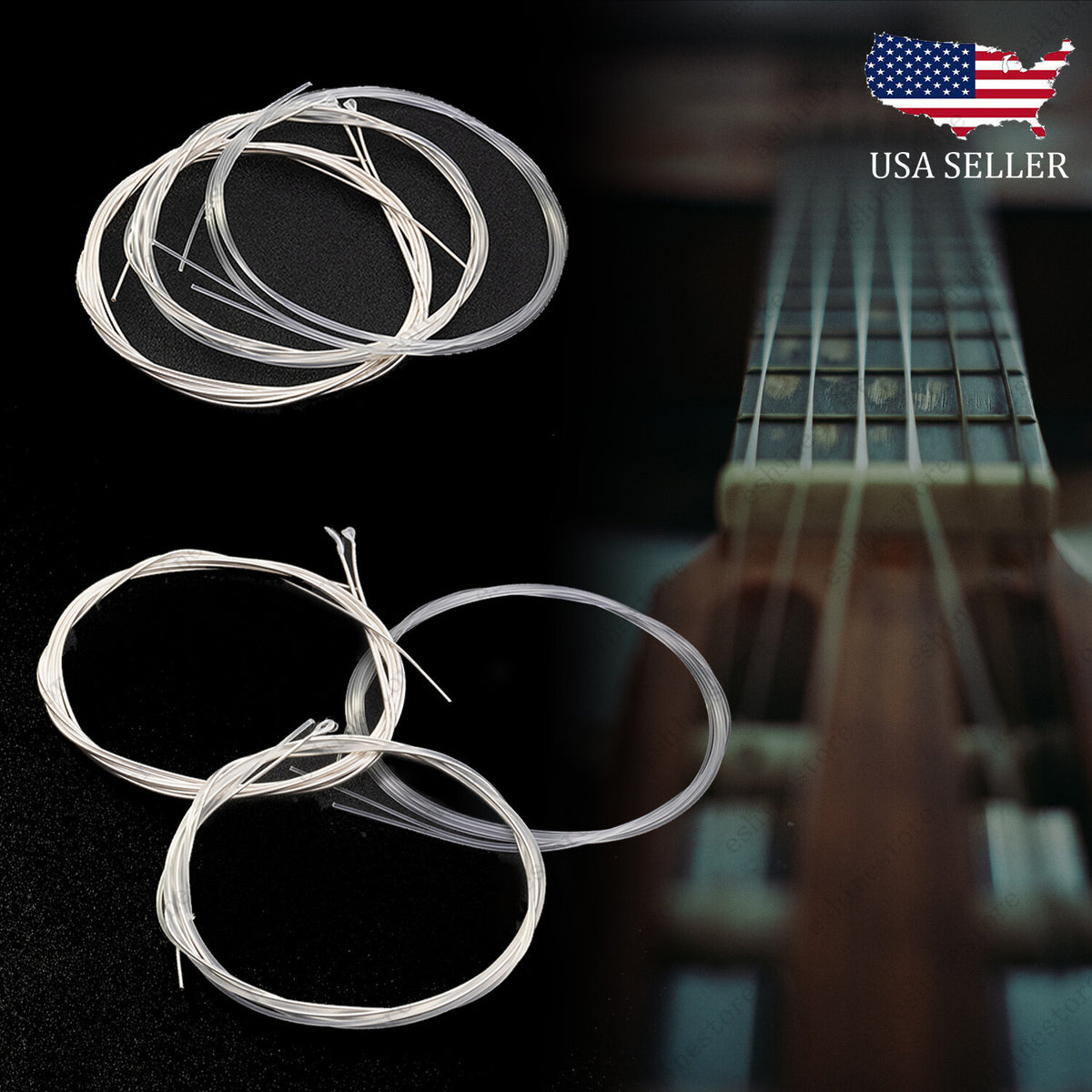 1/2/3 Set Strings Replacement Nylon String For Classical Acoustic Guitar Music