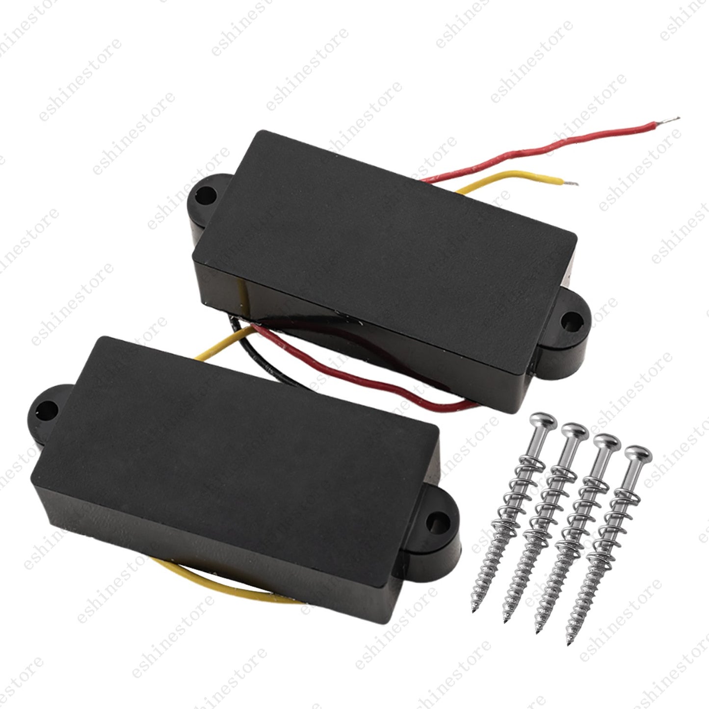 Ceramic Magnet P Bass Pickups Sealed Pickup for 4 Strings P Bass Replacement