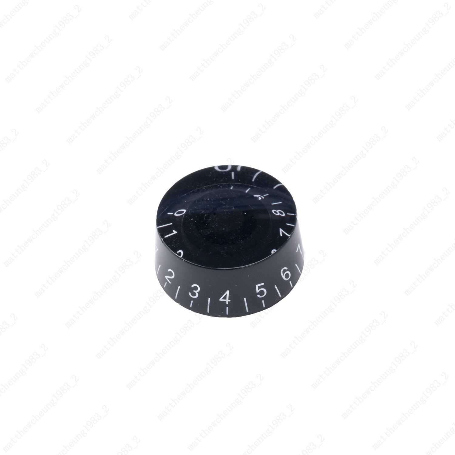 4 Pcs Black/White Electirc Guitar Control Knobs Speed Dial Knobs for Les Paul SG