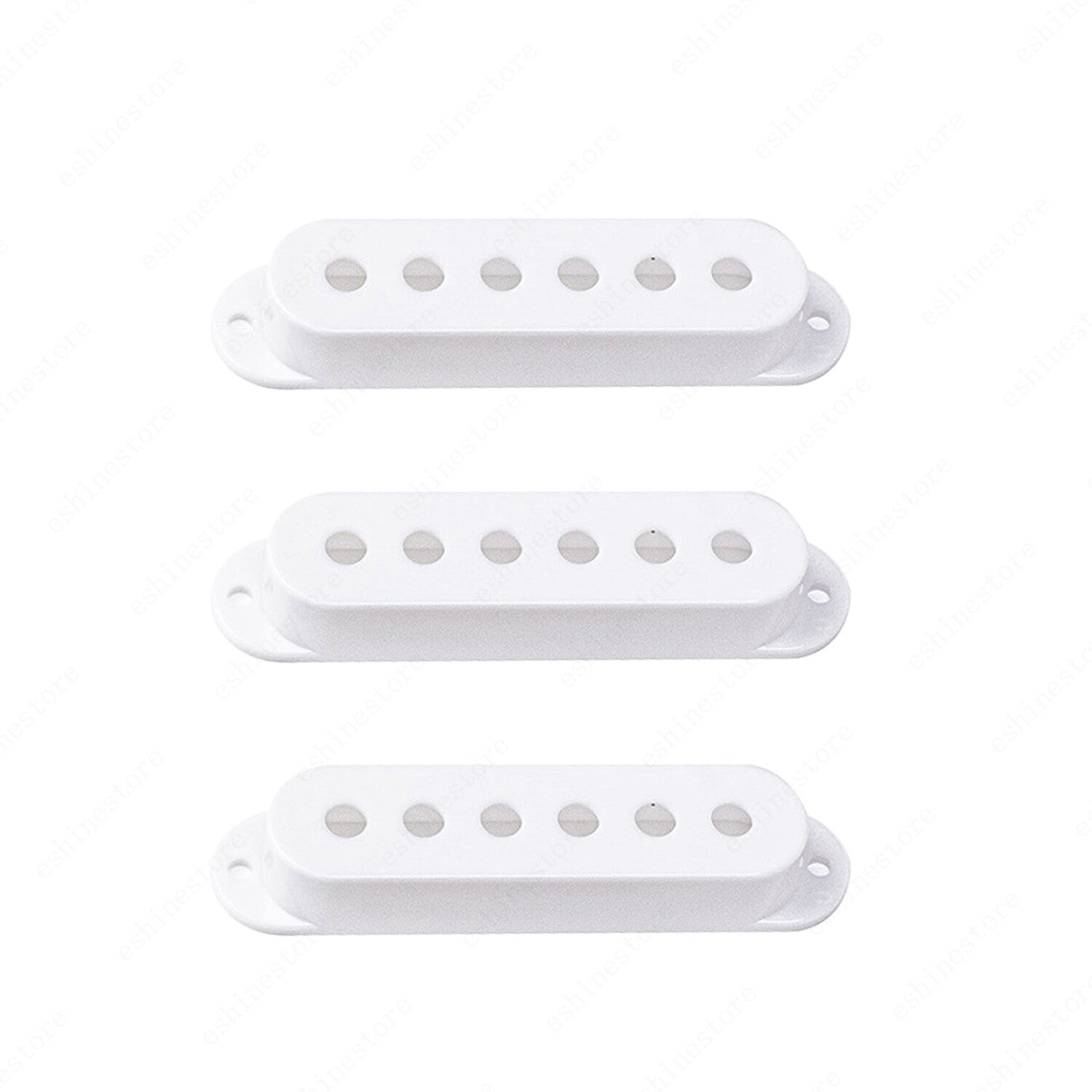 3 Pcs Plastic SSS Single Coil Pickup Covers For Fender SQ Strat multiColors