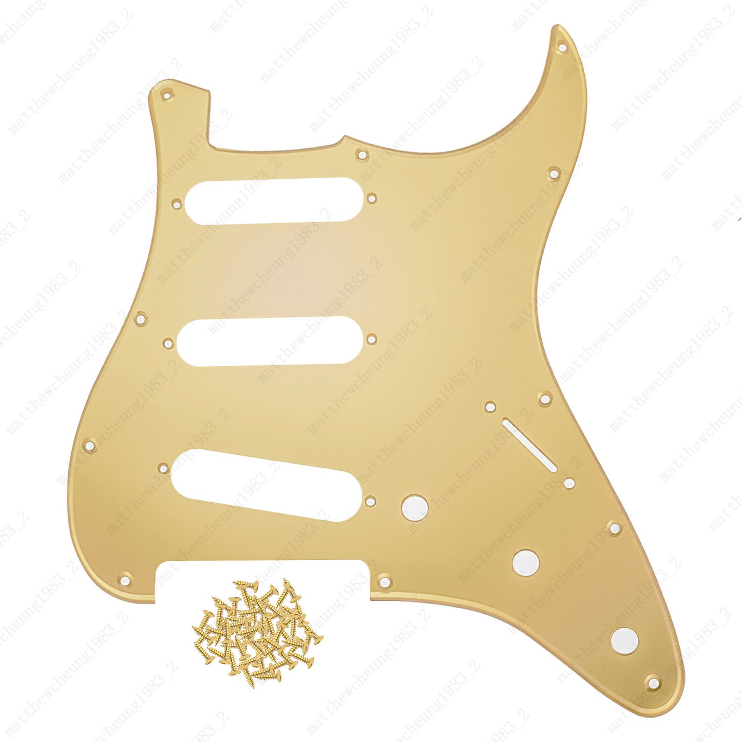 SSS Style11 Hole Pickguard Pickups with Screws for USA MIM Standard Fender Start