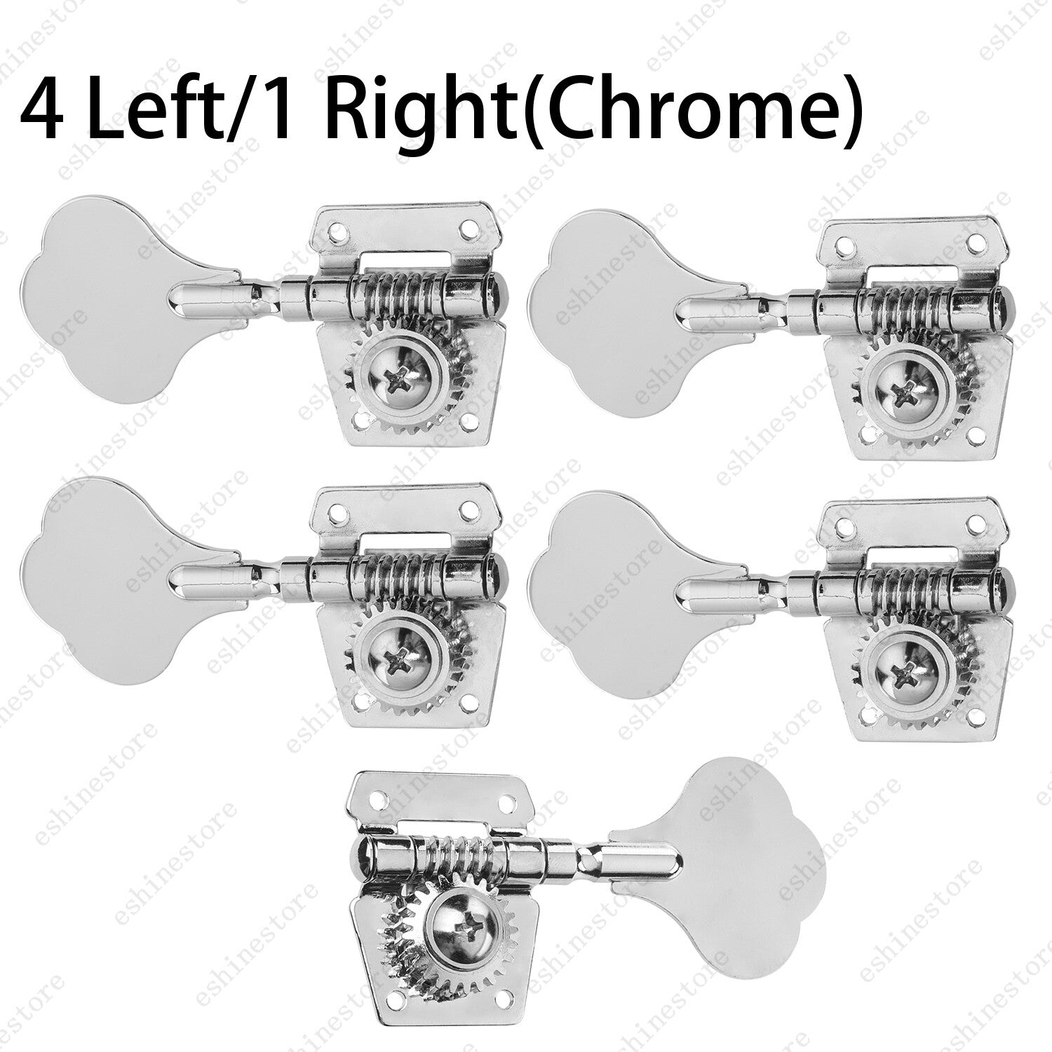 Vintage Open Machine Heads 1:25 Ratio Gear Bass Guitar Tuners Tuning Key Pegs
