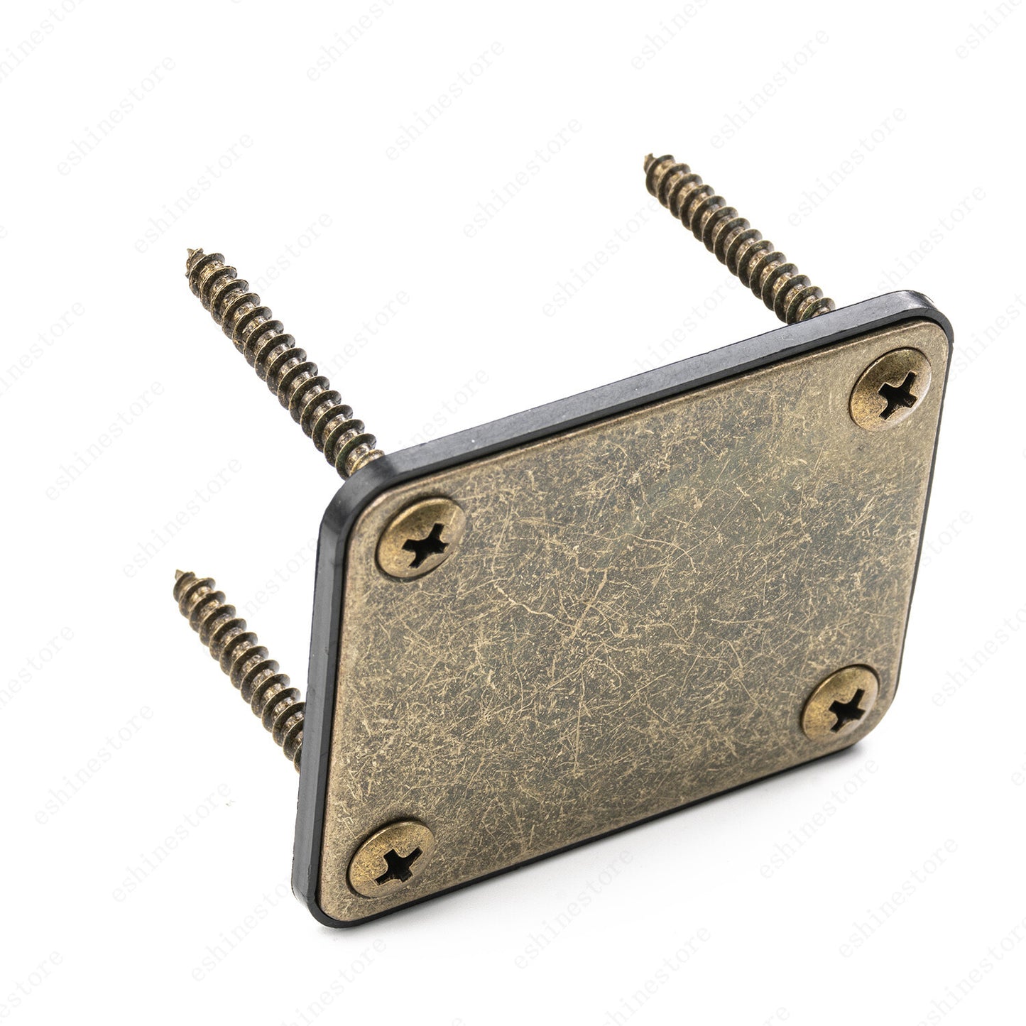 Vintage Age Relic Electric Guitar Neck Plate Mounting & Screws For Strat Tele