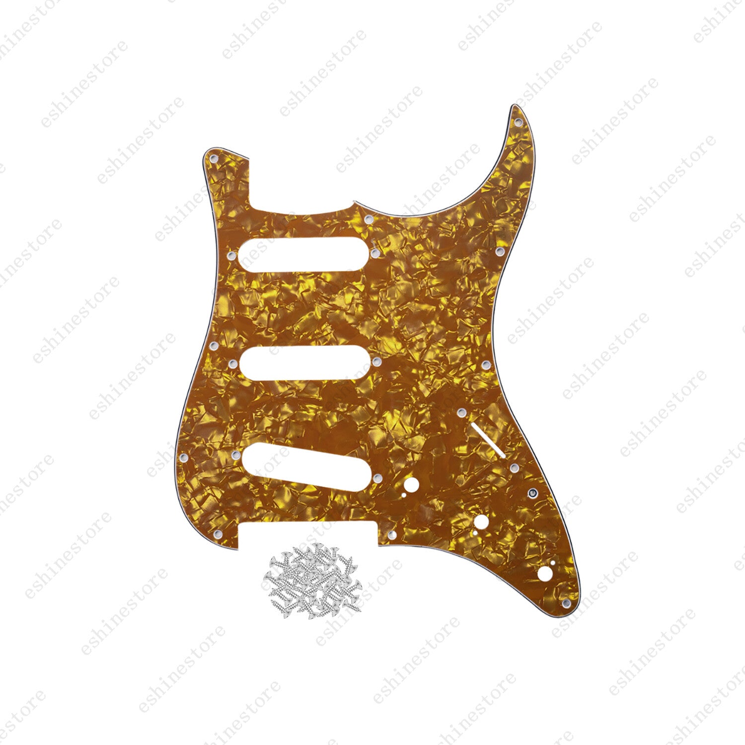 SSS 11-Hole ST Style Guitar Pickguard Pick Guard Scratch Plate Multicolors