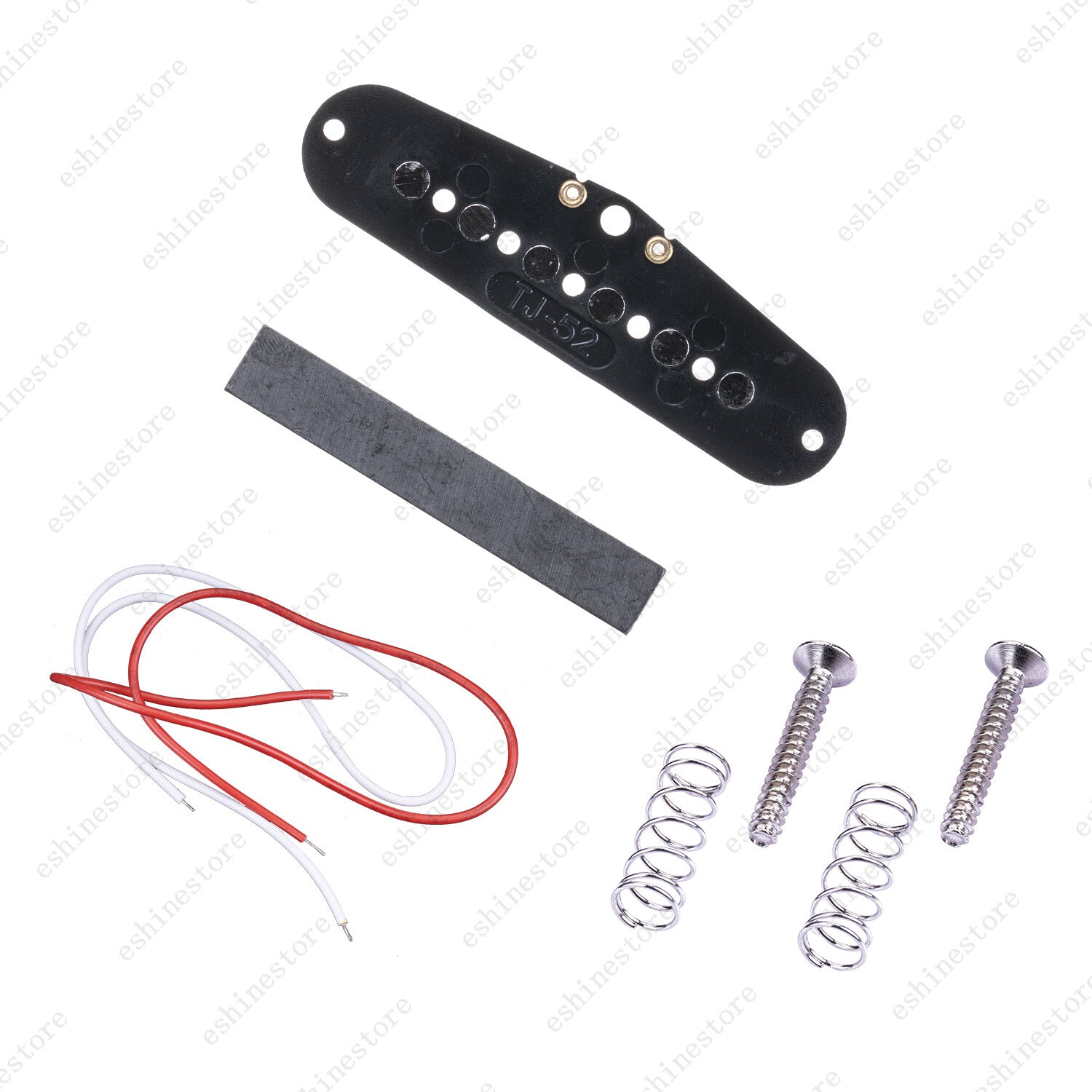 Mulit Color 48/50/52MM Electric Guitar Single Coil Pickup Slug Cover Bobbins Kit