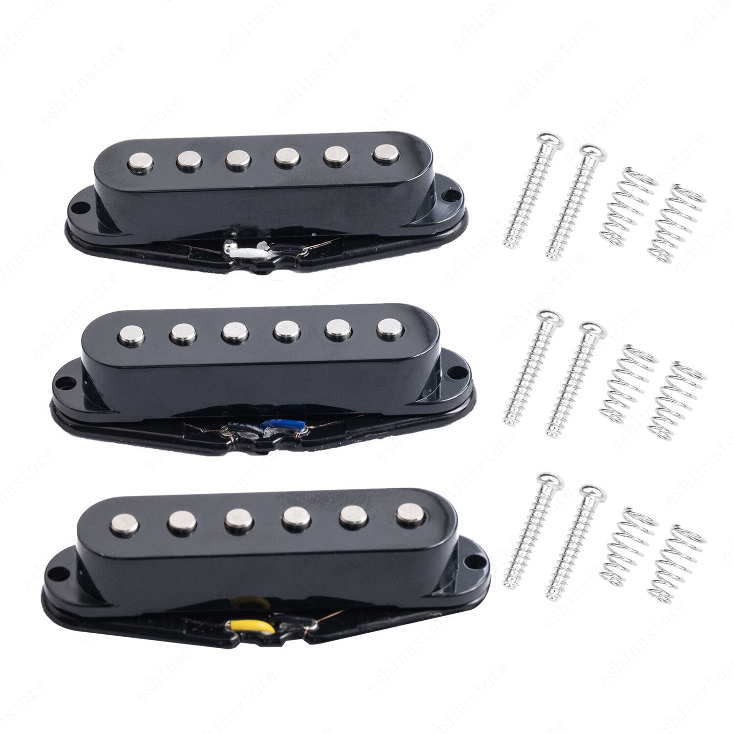 Single Coil SSS Alnico V Magnet Pickup Guitar Neck Middle Bridge for Strat