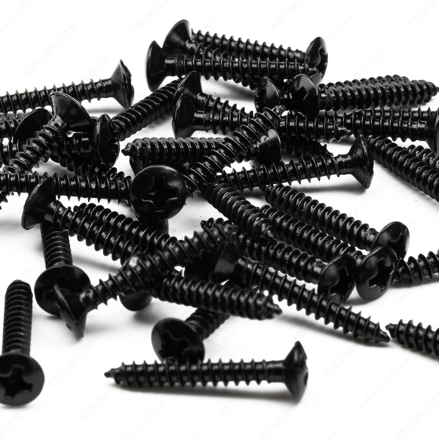 10 Pcs Humbucker Pickup Ring Frame Mounting Screws 3*20mm For LP SG Chrome