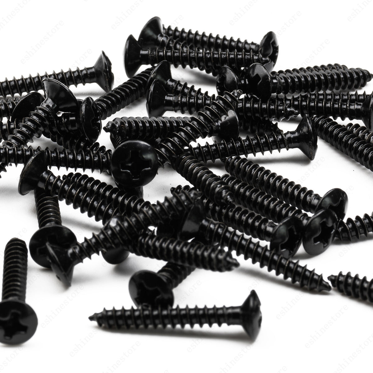 10 Pcs Humbucker Pickup Ring Frame Mounting Screws 3*20mm For LP SG Chrome