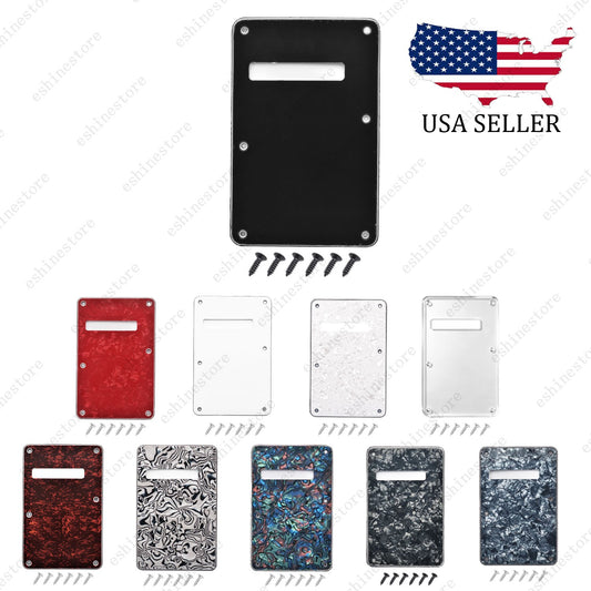 Electric Guitar Tremolo Cover Back Plate Trem Spring Cover For Strat 10Colors