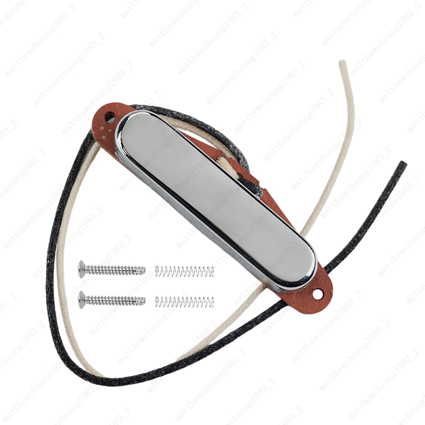 Vintage Alnico 5 Single Coil Neck Pickup For FD TL Style Electric Guitar -Chrome