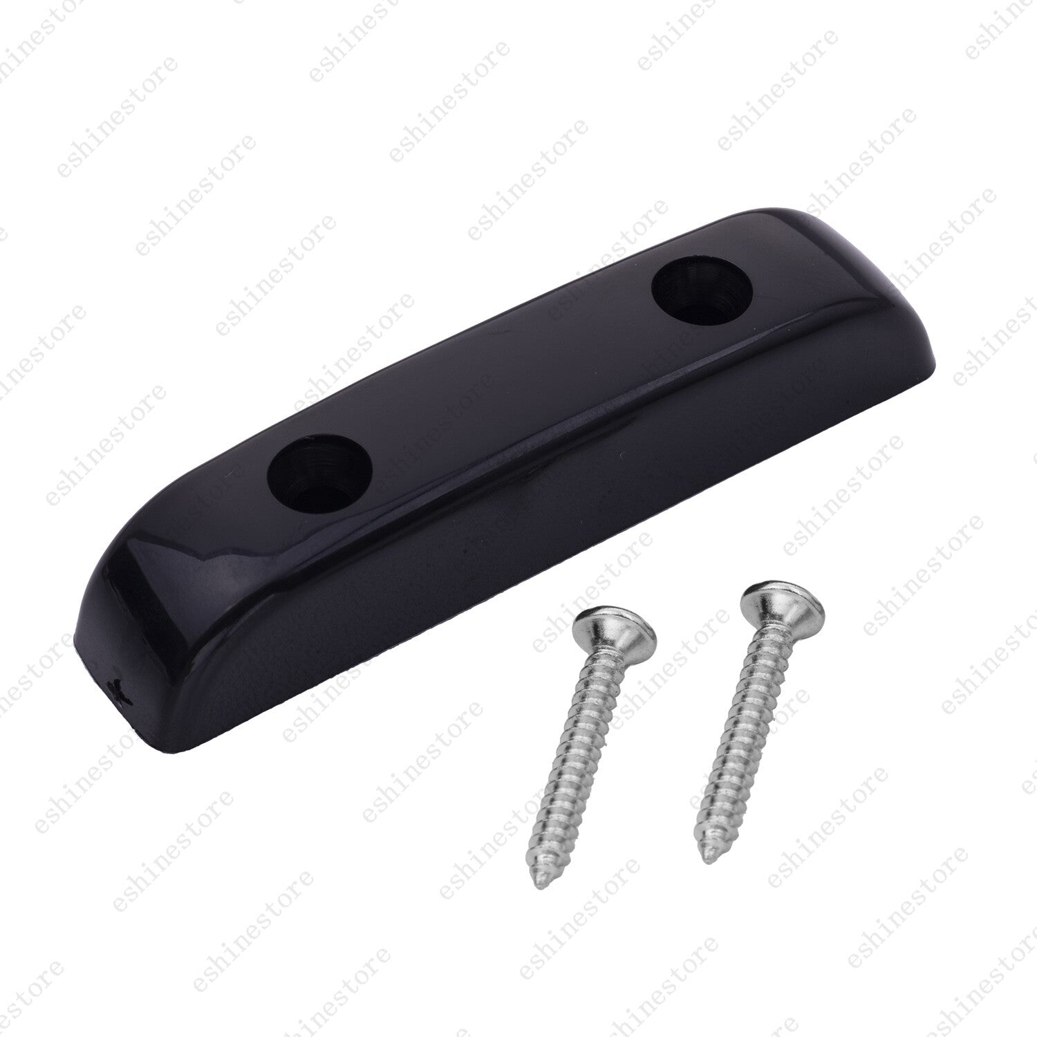Bass Thumb Rest Plastic Bass Finger Rest Thumbrest with Screws for P Bass-Black
