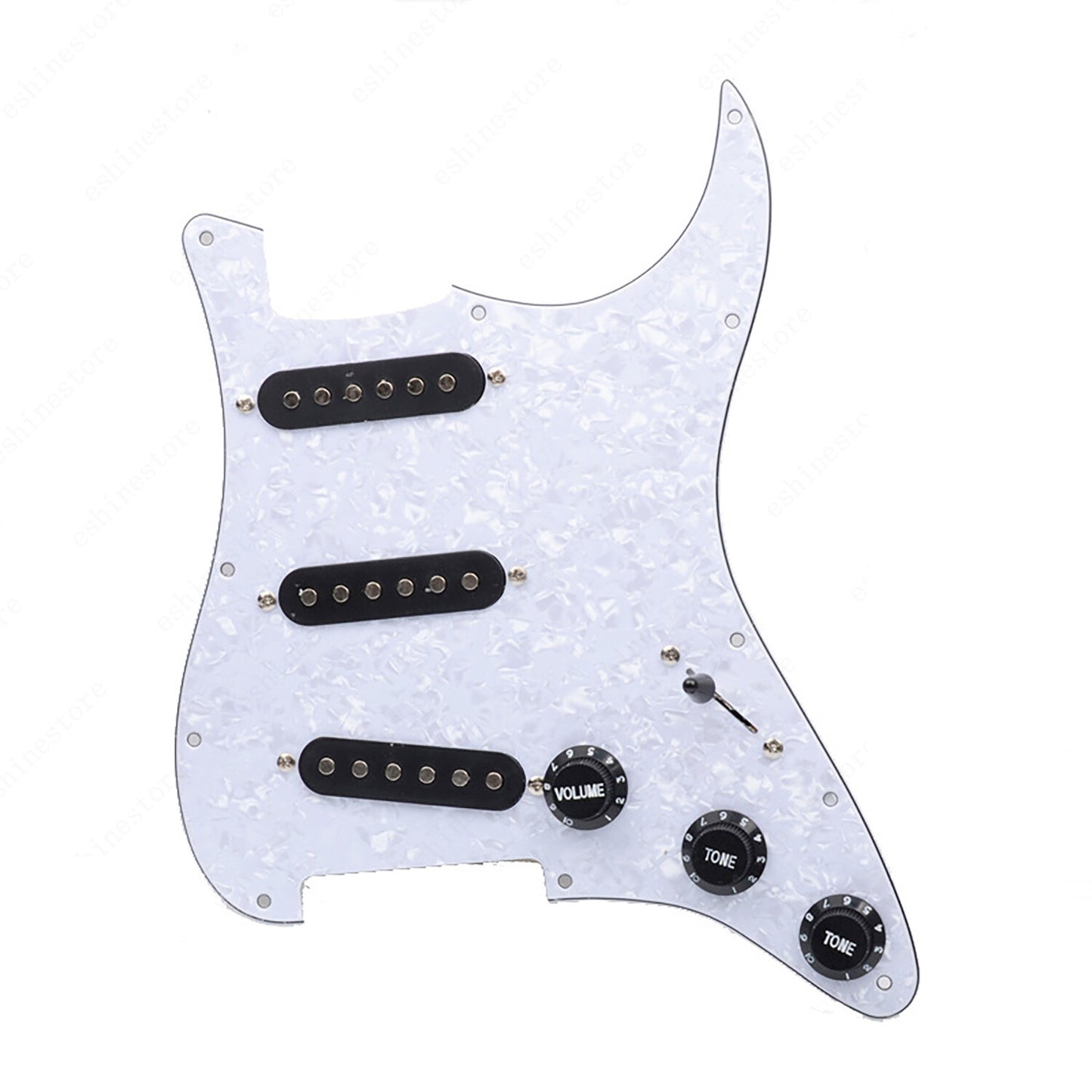 11 Hole SSS Strat Style Loaded Pickguard For Stratocaster Various Colors US SHIP
