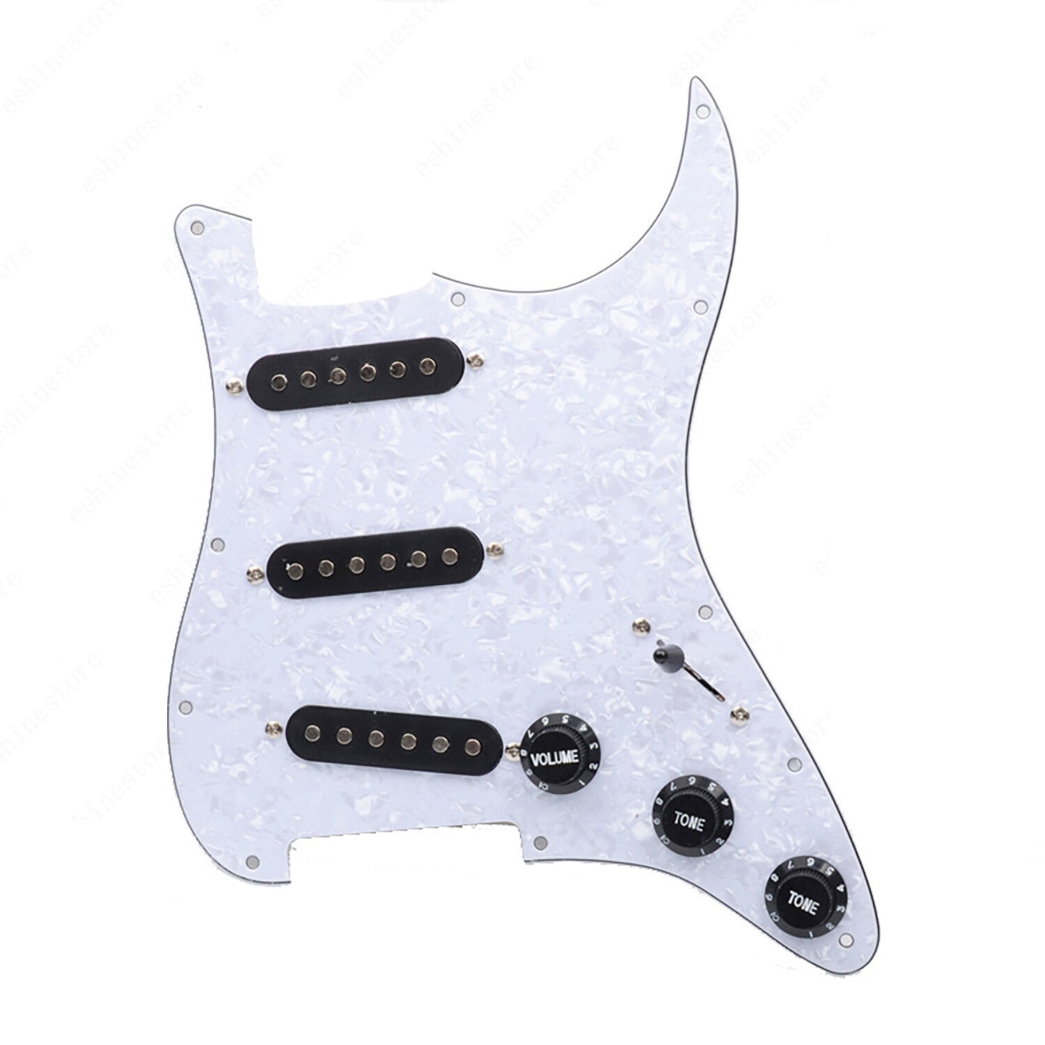 11 Hole SSS Strat Style Loaded Pickguard For Stratocaster Various Colors US SHIP