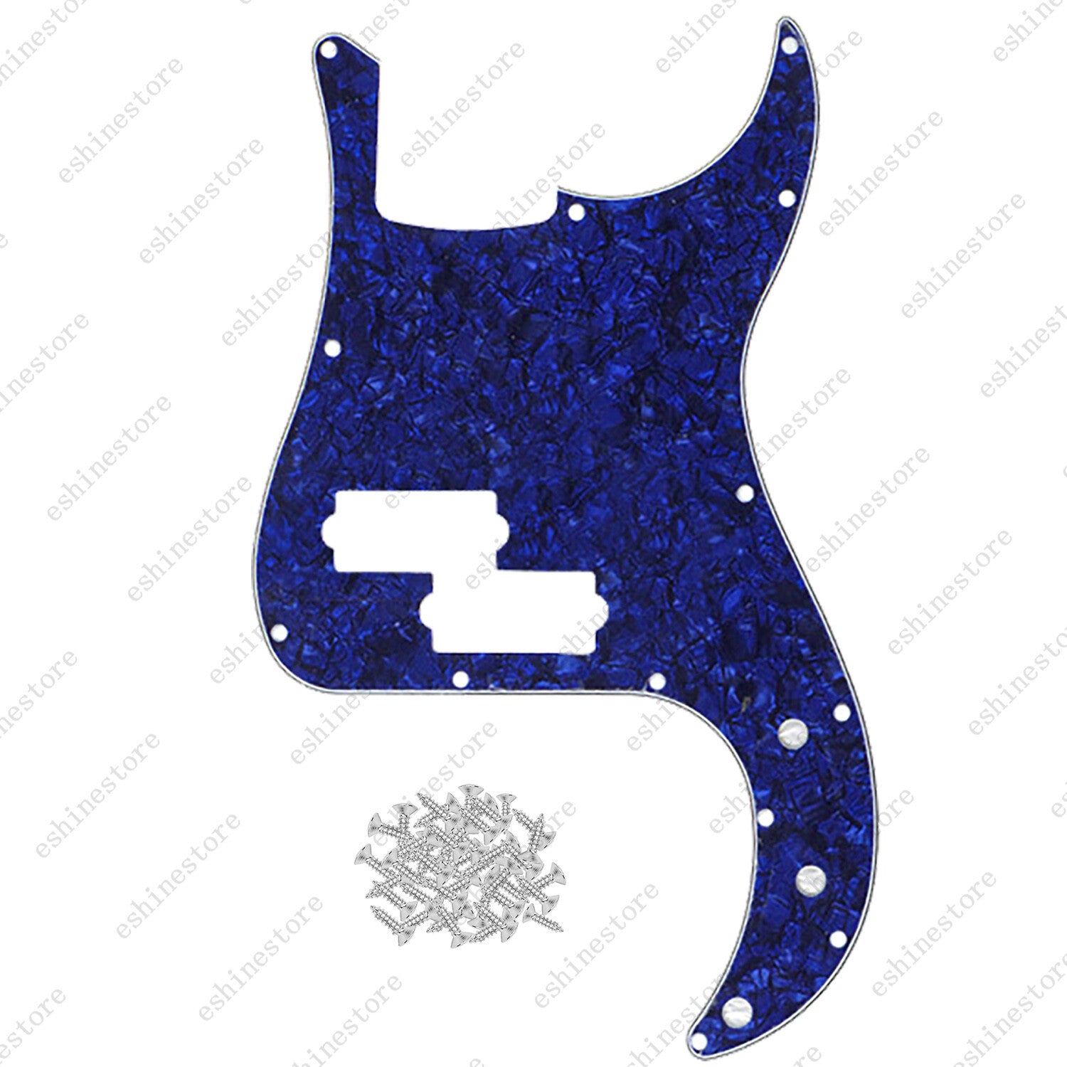 PB P Bass Pickguard 13 Hole Pick Guard Scratch Plate For 4-String Precision Bass