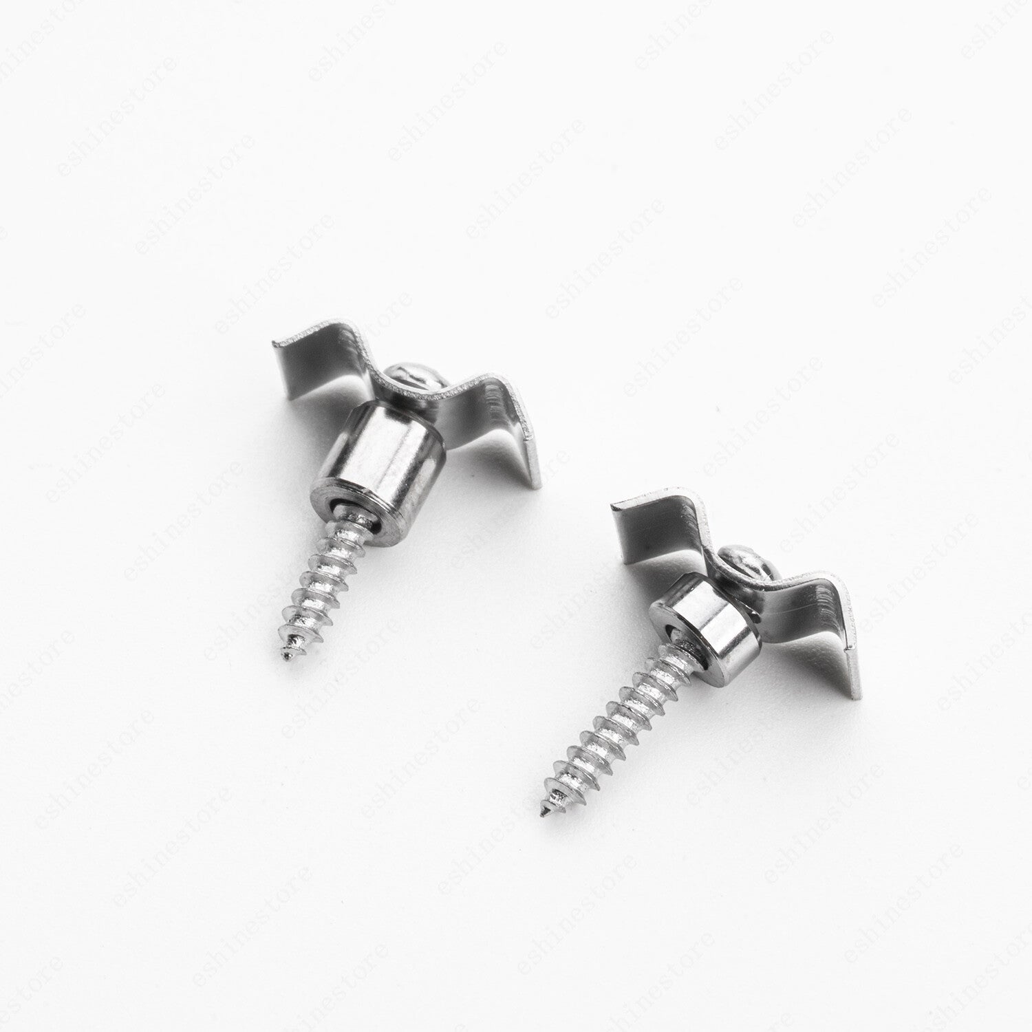 Guitar String Trees String Retainer Guides for Strat Tele Guitar 2 Pcs Chrome
