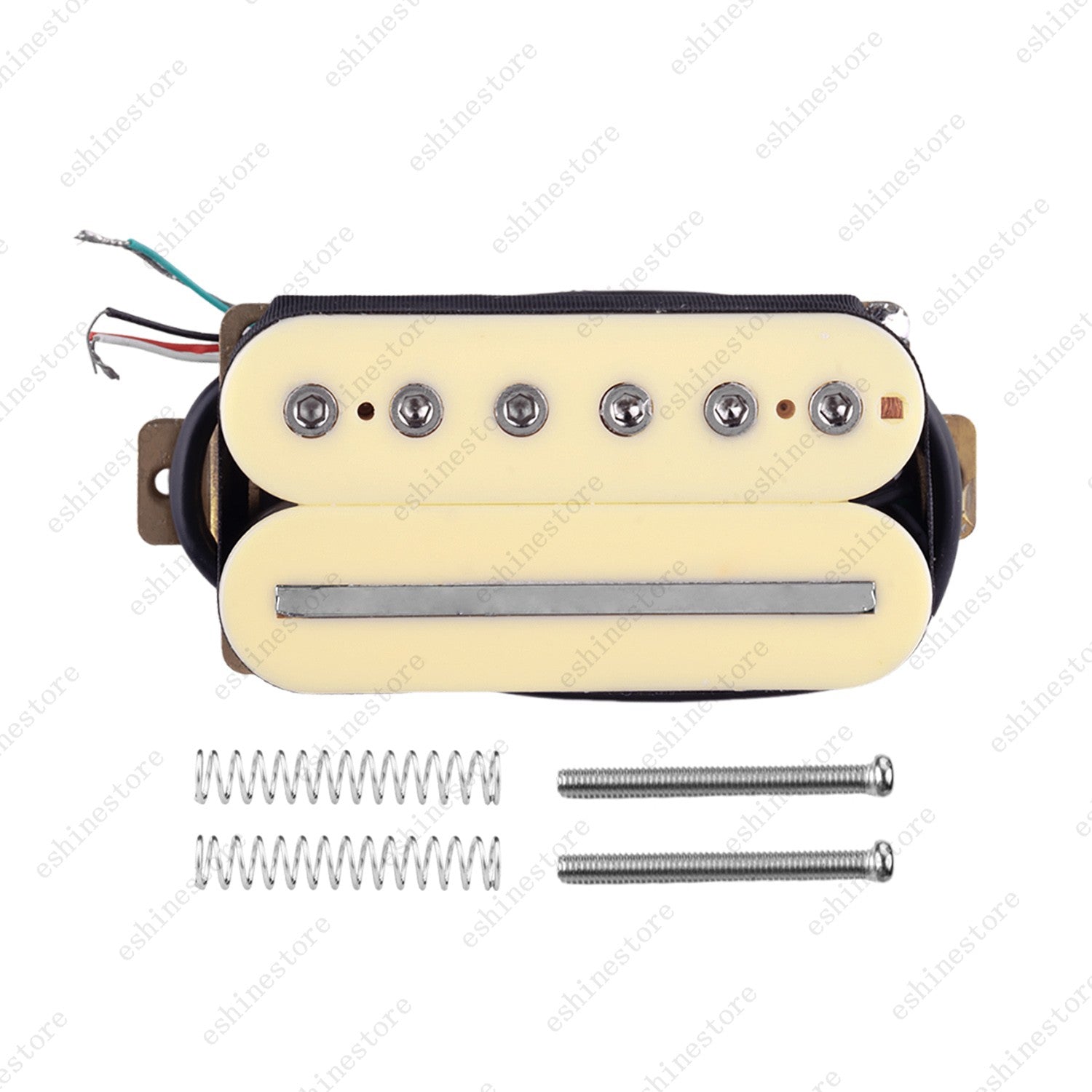 Guitar Humbucker Blade/Hex Screw Adjusting Dual Coil Guitar Pickup in 3 Colors