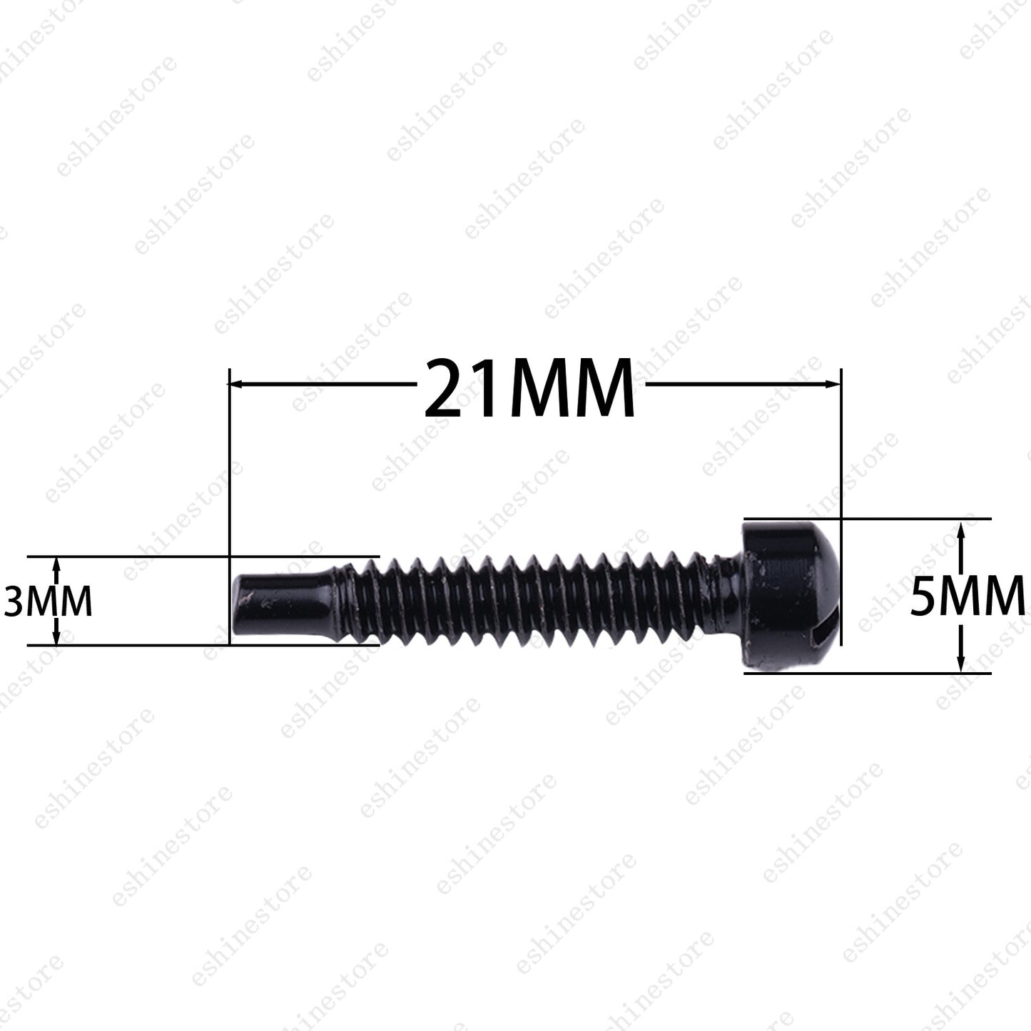 Electric Guitar Pole Piece Screws M3 x 21mm For Humbucker P90 PAF-Coarse Threads