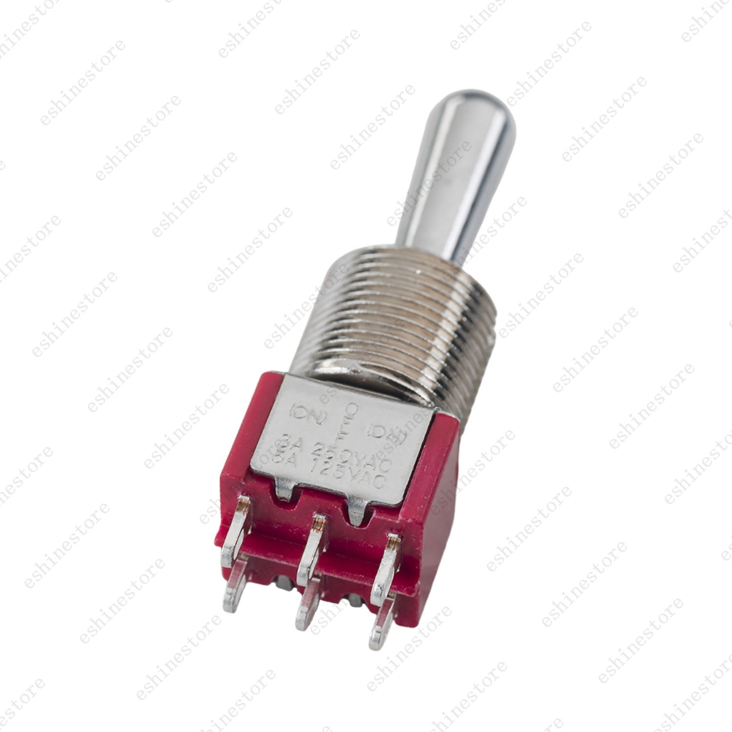 1/3/5 x Guitar 6Pin 3-Way (ON)-OFF-(ON) Momentary Fat Bat Toggle Switch Sealed