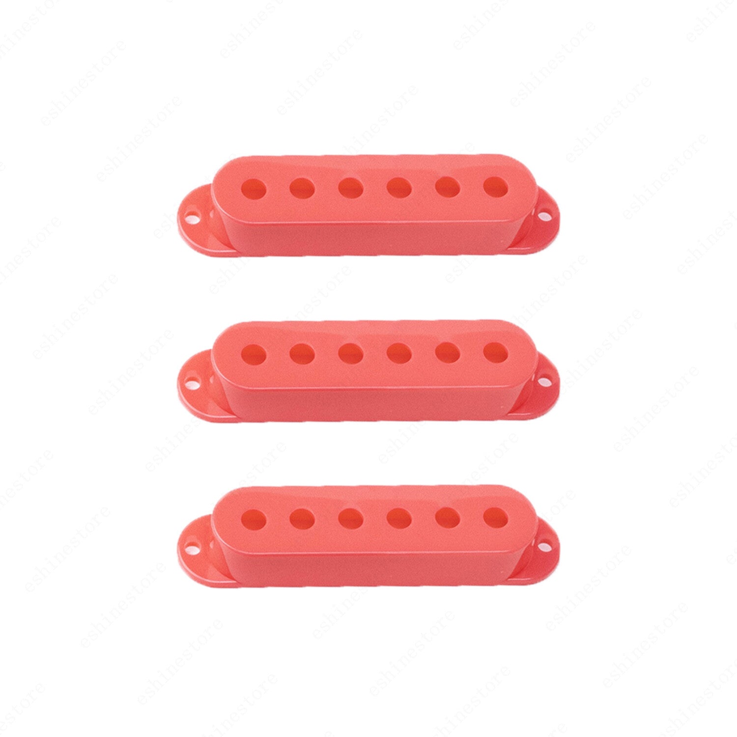 3 Pcs Plastic SSS Single Coil Pickup Covers For Fender SQ Strat multiColors