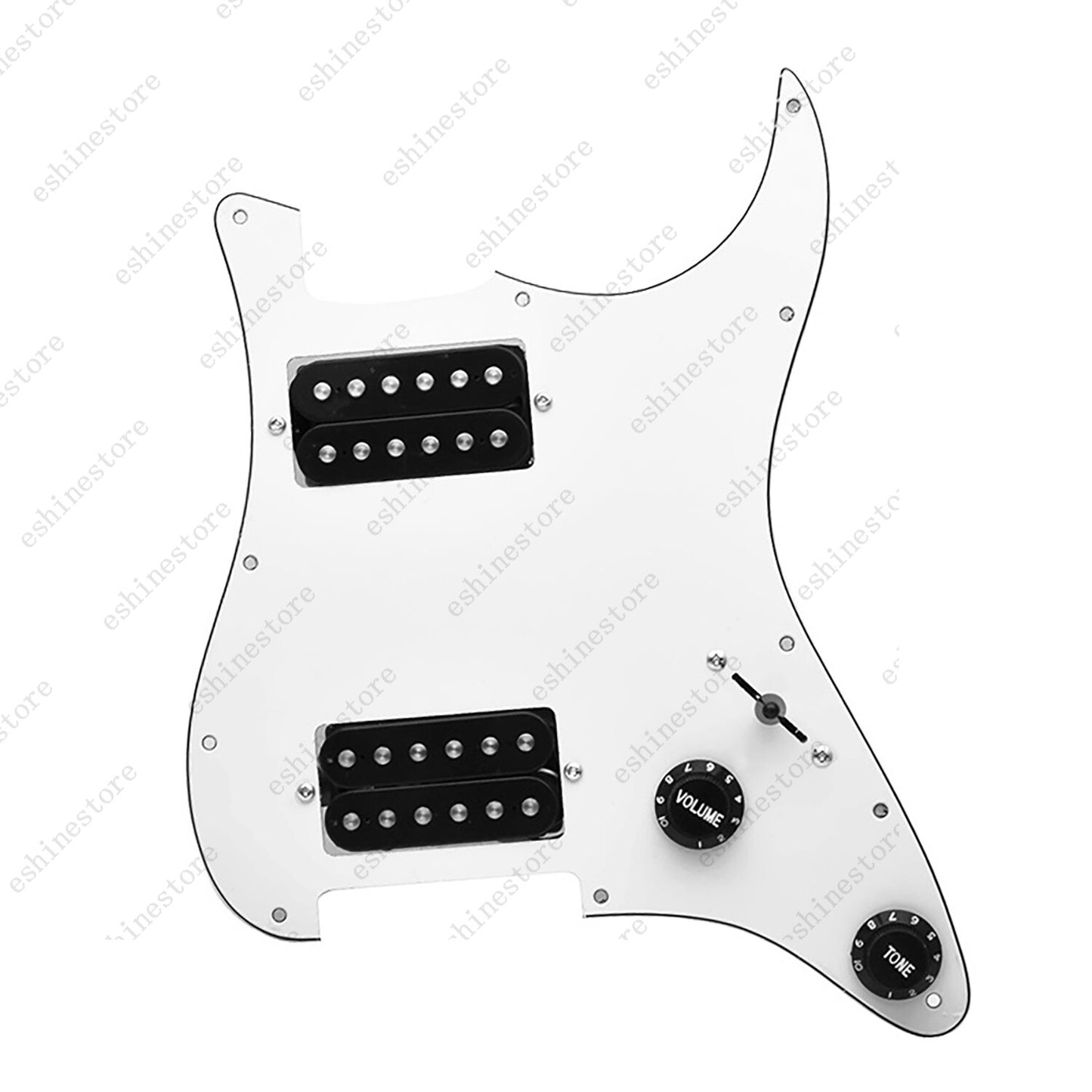 11 Hole HH Strat Style Loaded Pickguard For Stratocaster Various Colors US SHIP