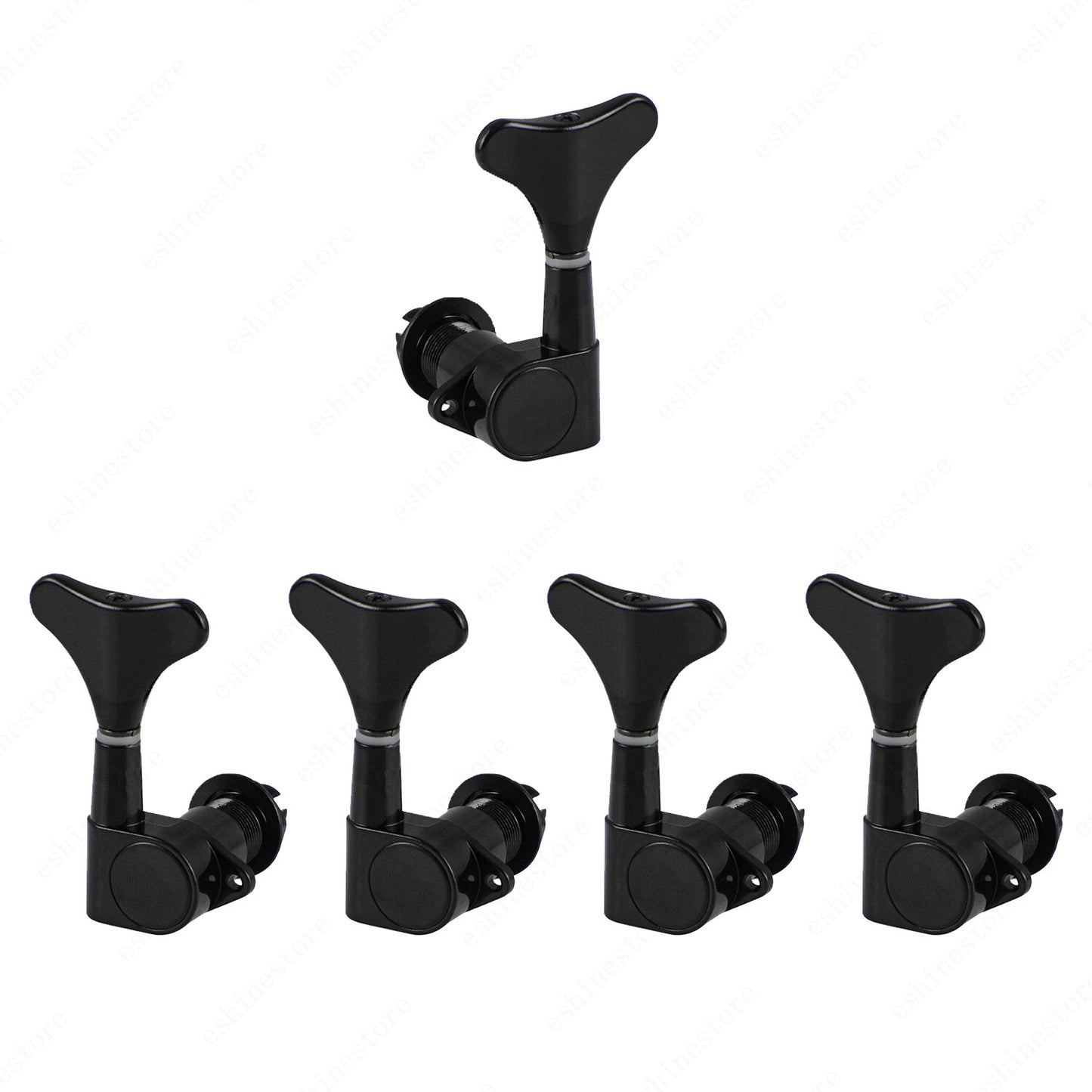 1/4/5 String Bass Guitar Machine Heads Sealed Tuners Tuning Keys Pegs 2 Colors