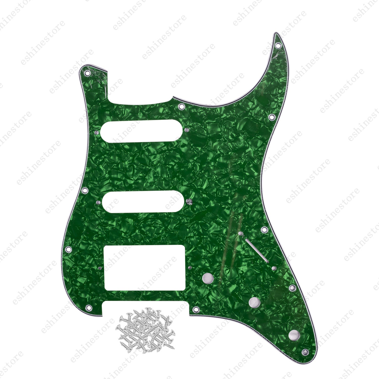 11 Hole SSH Strat Style Pickguard & Screw For USA MIM FENDER Strat Multicolors