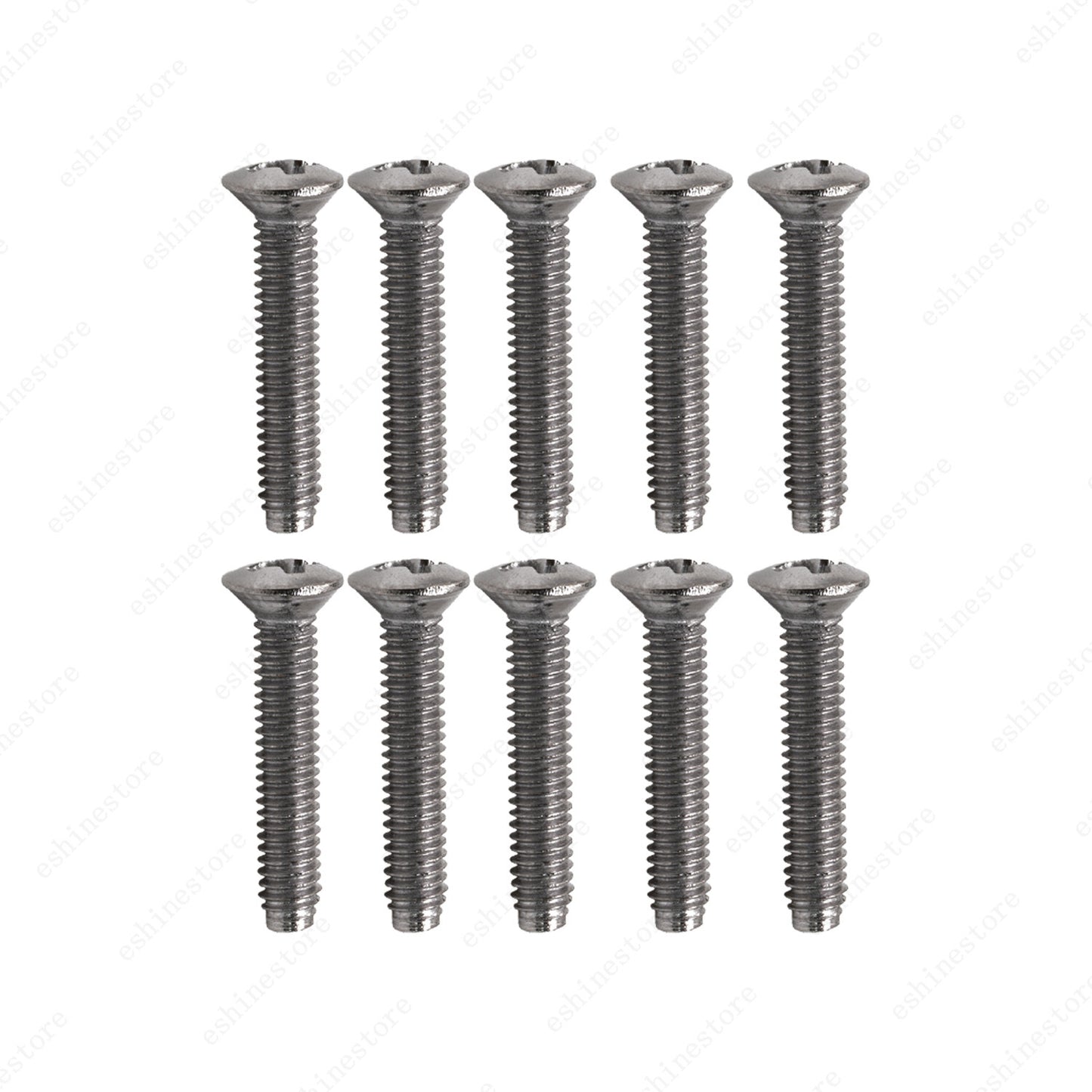 10 Pcs Guitar SHORT TUNER KNOB Tuning Machine Buttons  SCREWS 2.5x14 3 Color