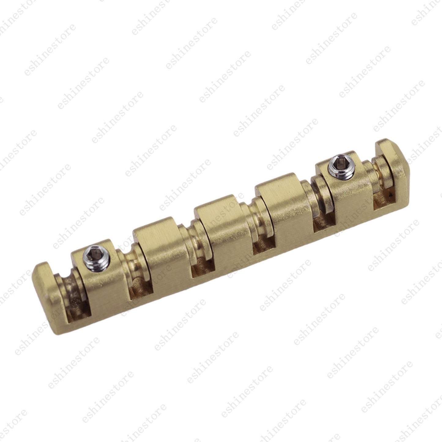 42mm Height Adjustable 6 String Brass Roller Guitar Nut for Electric Bass Guitar