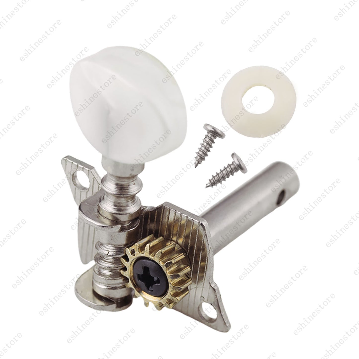 1L/1R/3L3R Open-Gear Tuning Peg 1:15 Ratio Single Hole Tuner for Acoustic Guitar