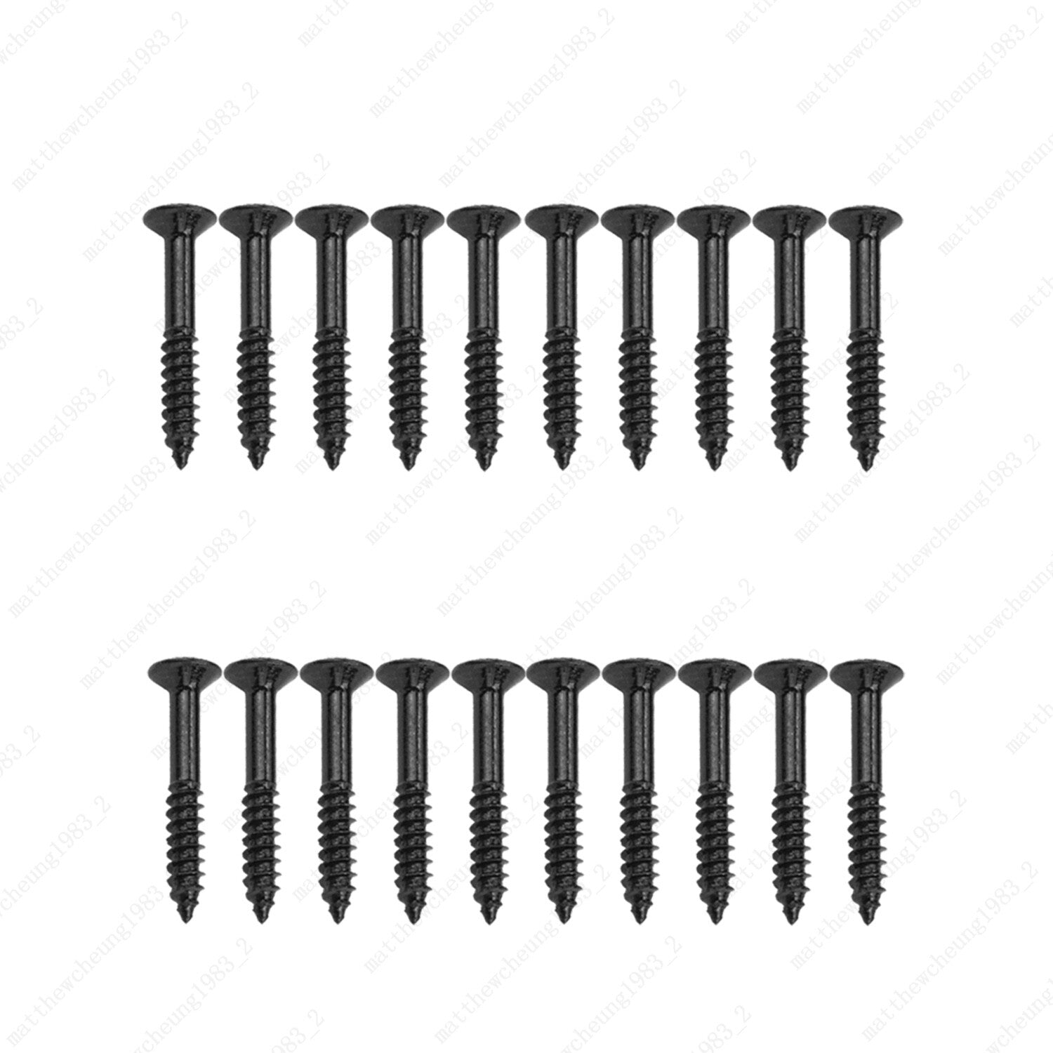 20x Humbucker Pickup Ring Frame Mounting Screws 2.5*18mm For LP SG 3 Colors